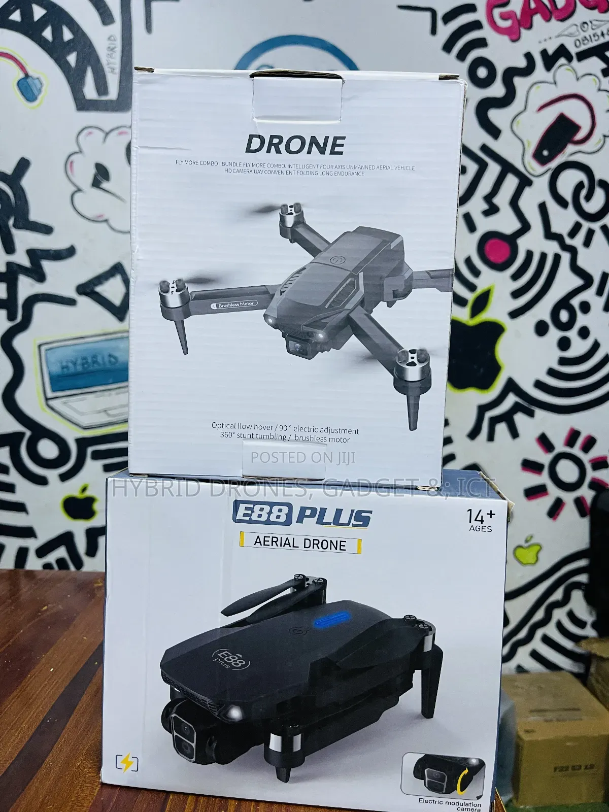 F198 Brushless Mini Hd Drone + 2 Batteries