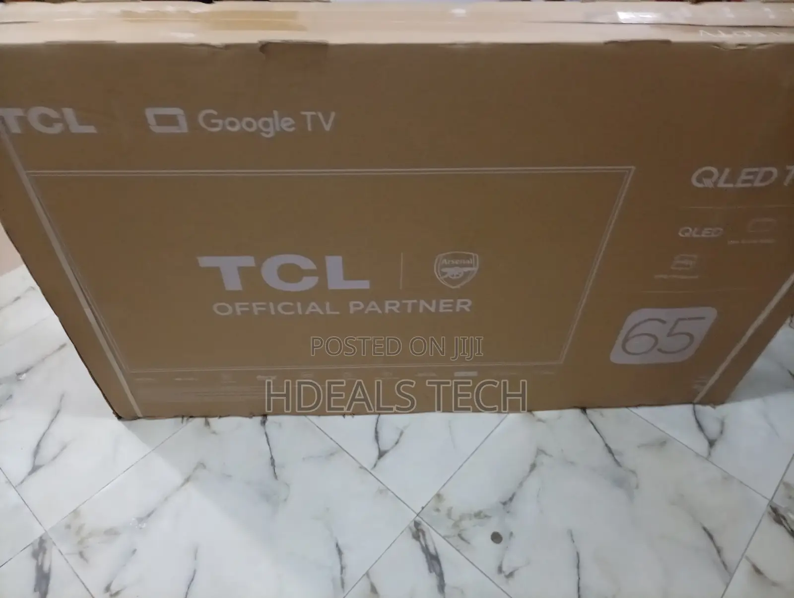 TCL 65” Ai-Powered Smart Tv, With Google Voice Assistant