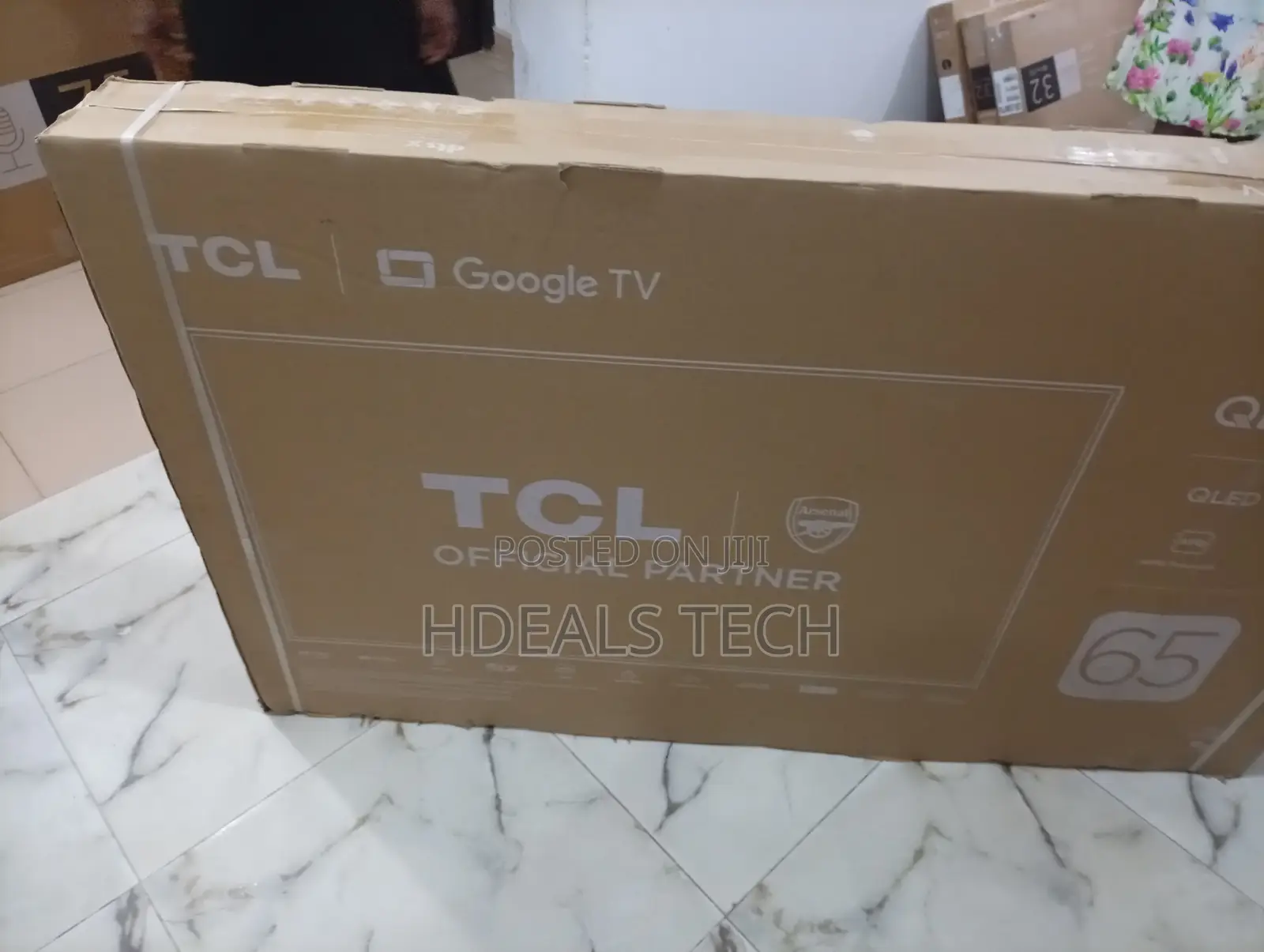 TCL 65” Ai-Powered Smart Tv, With Google Voice Assistant