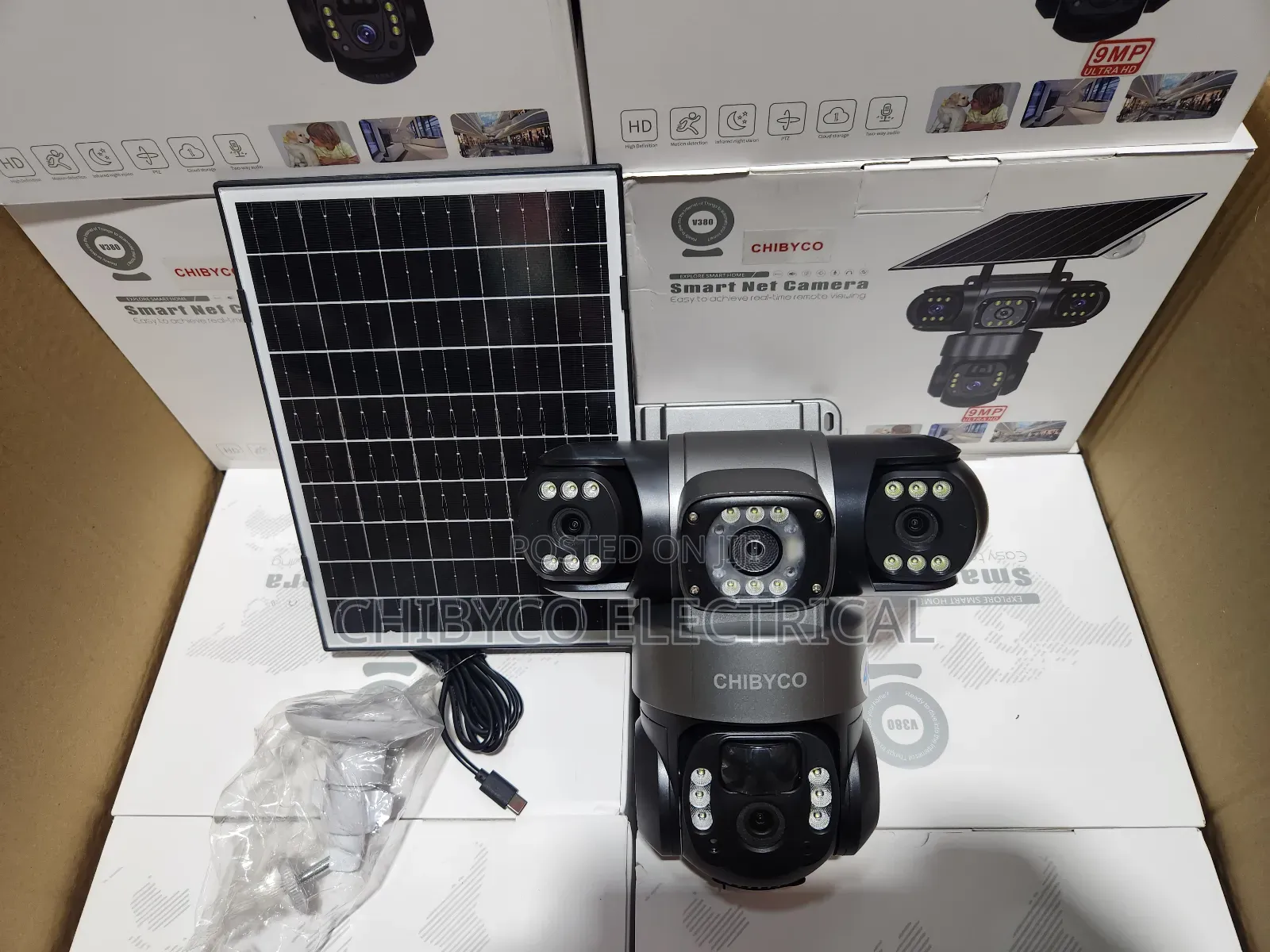3lens Ptz Solar Camera