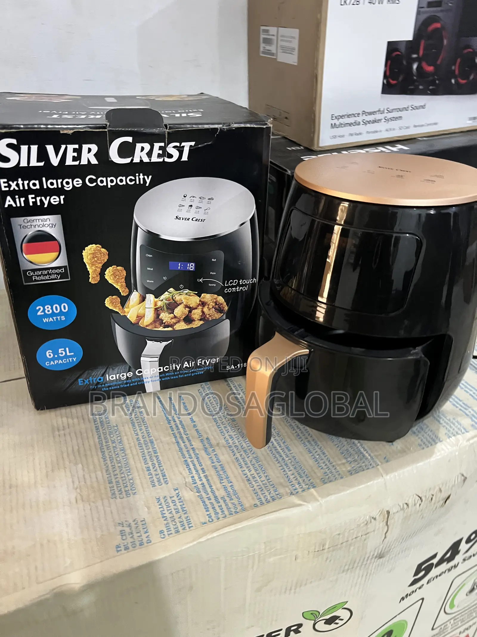 6.5 Litres Silver Crest Air Fryer – Fast Cooking Low Fat Meals