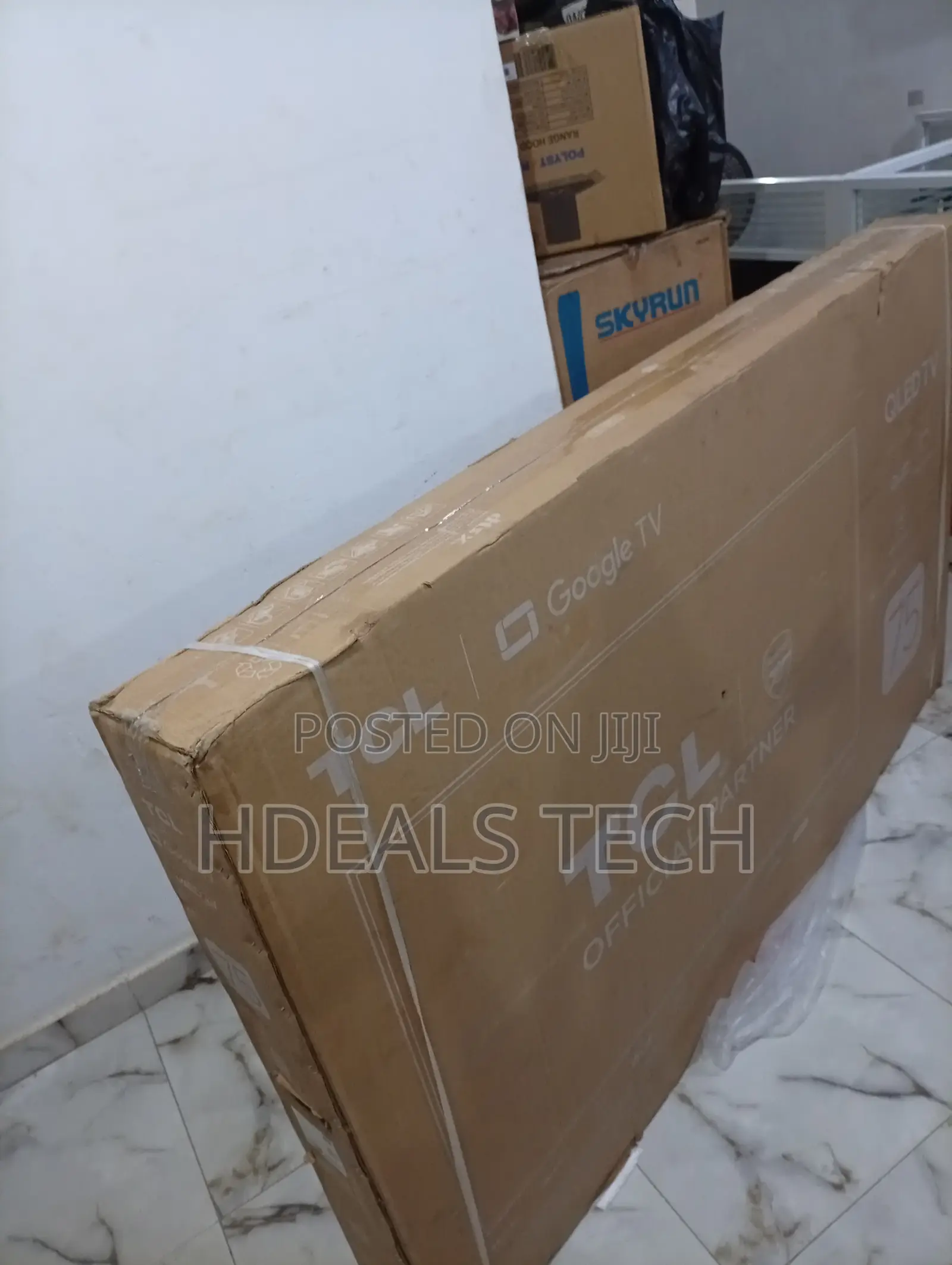 Big Screen TCL 75-Inch Tv With Preinstalled Netflix