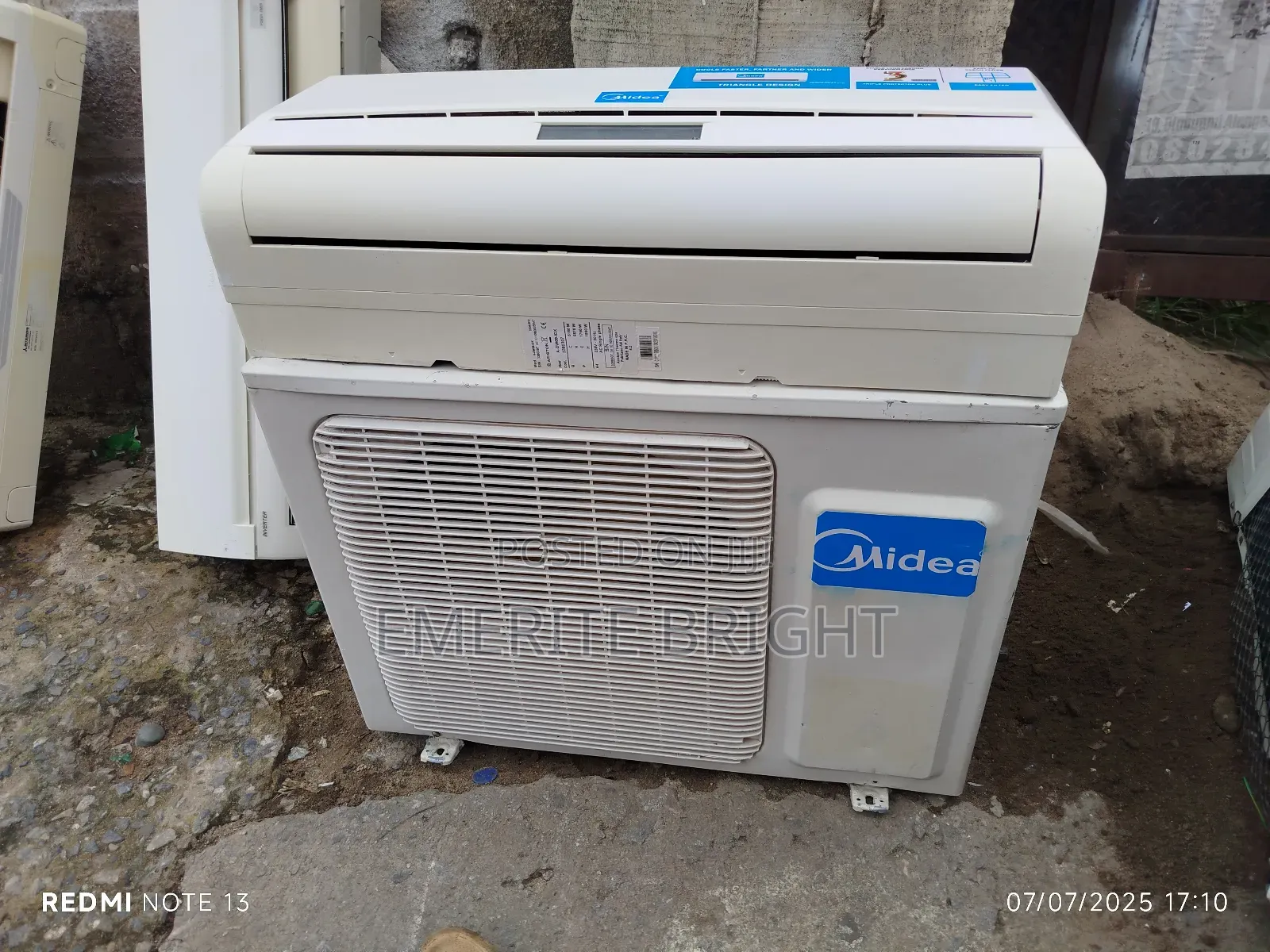 Midea 1 Hp Normale Ac Low Voltage 410gass