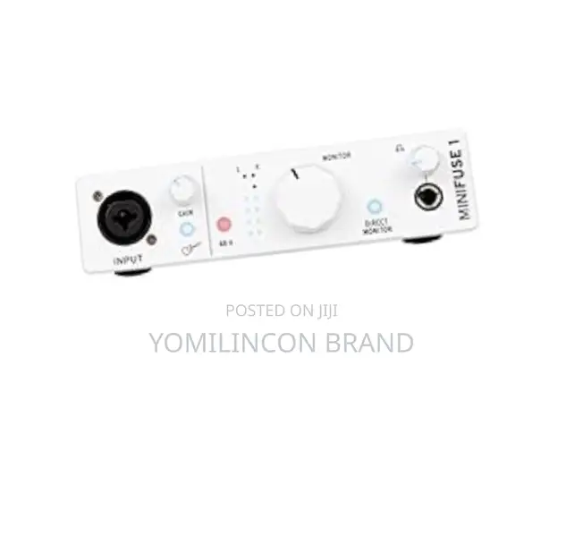 Arturia Minifuse 1, 1in / 2out Usb-C Audio Interface, With 1 Mic/Line