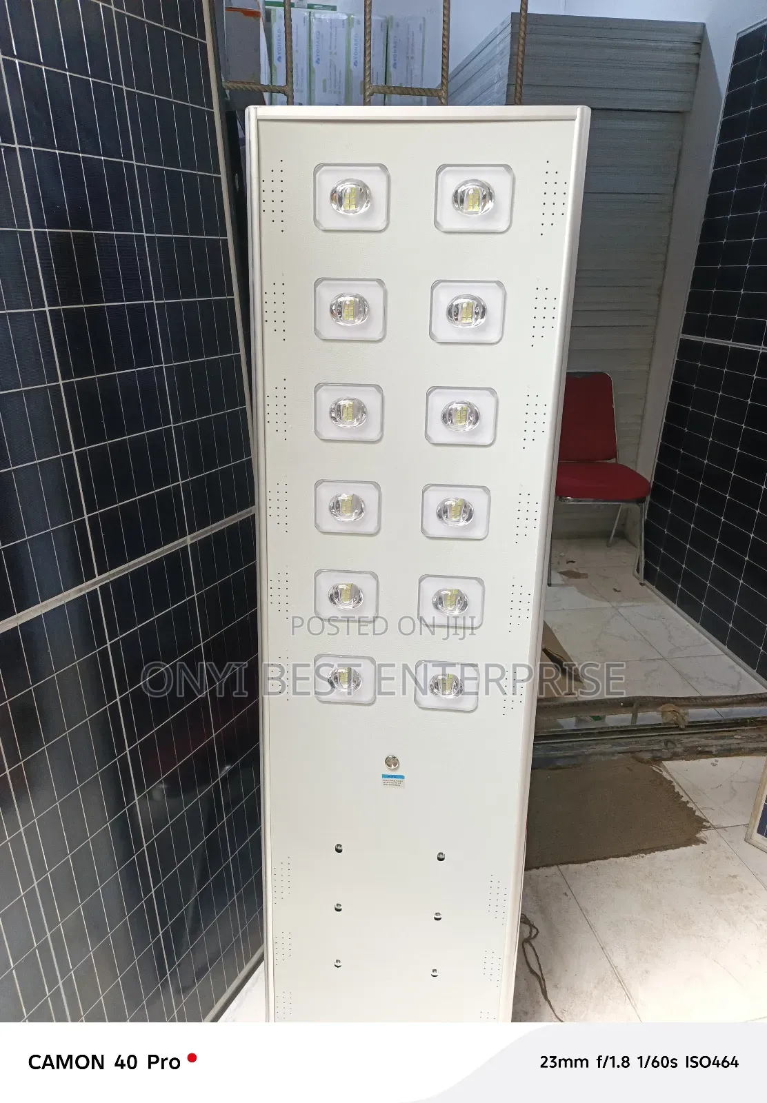 Original Wakatek Solar Streets Light 120watts