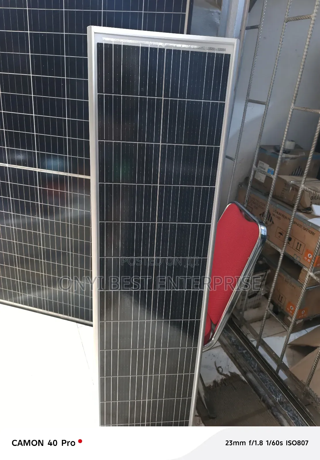 Original Wakatek Solar Streets Light 120watts