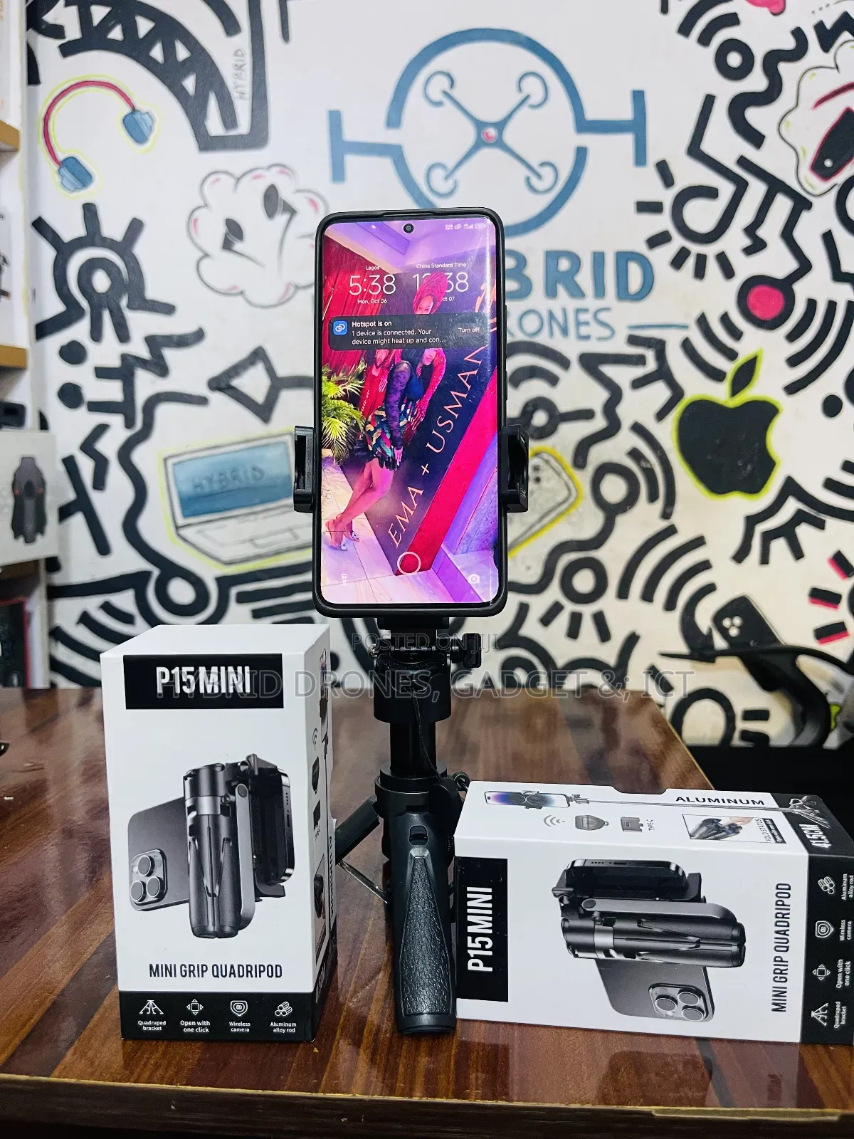 P15 Mini Phone Quadtriod for All Mobile Use