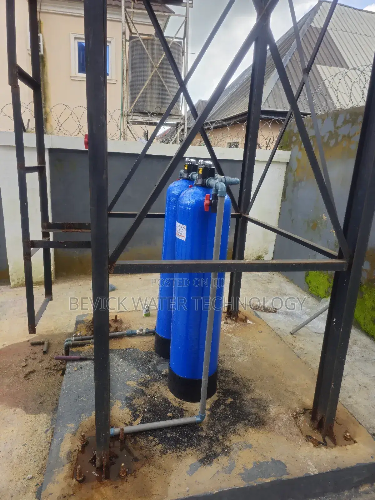 Home Water Treatment Setup for Clean Borehole Tap Water