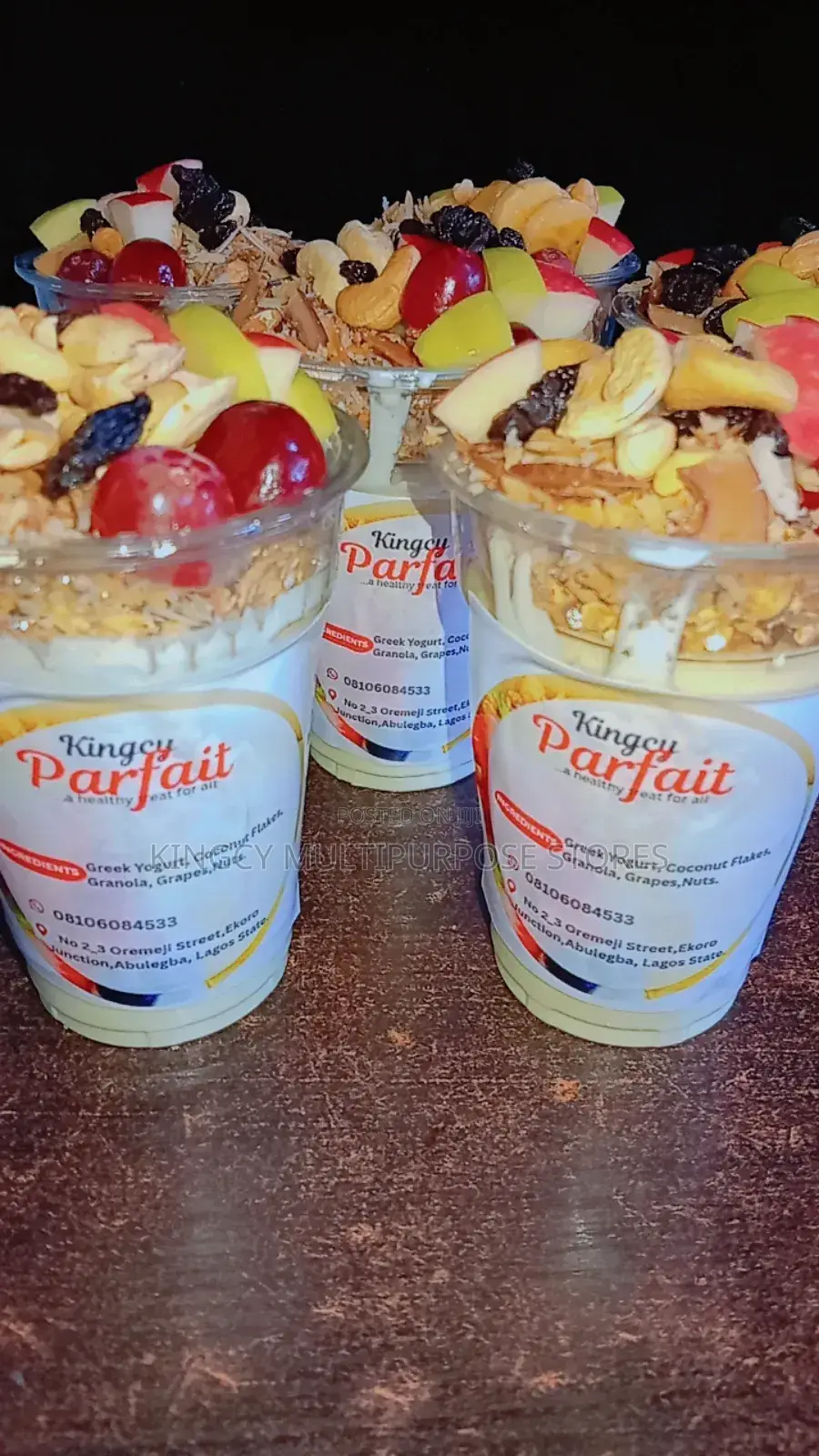 Parfait and Creamy Yoghurt