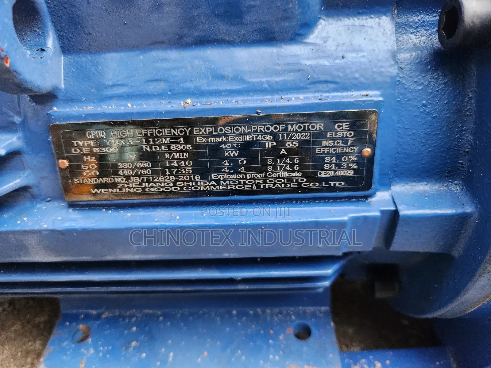 5.5hp Explosion Proof Gear Motor) (With Speed Control