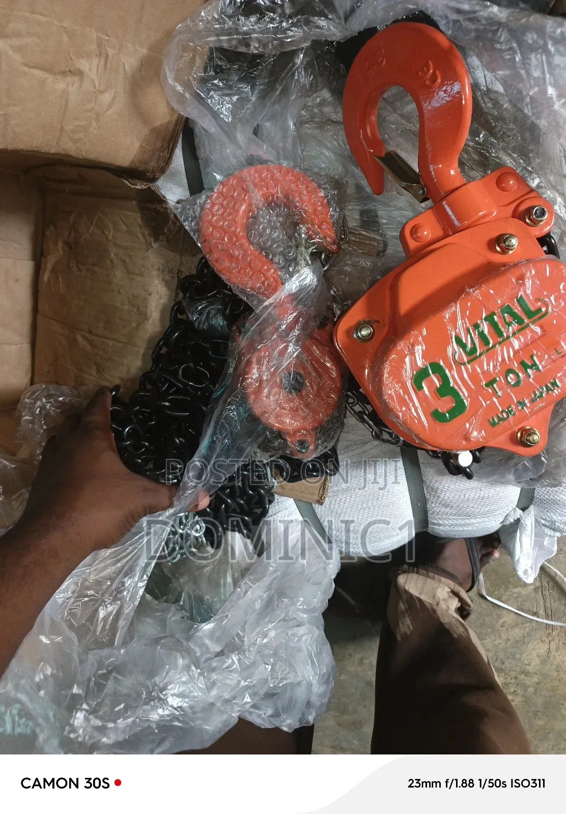 3 Tons Chain Block Vital 3 Meter Chain