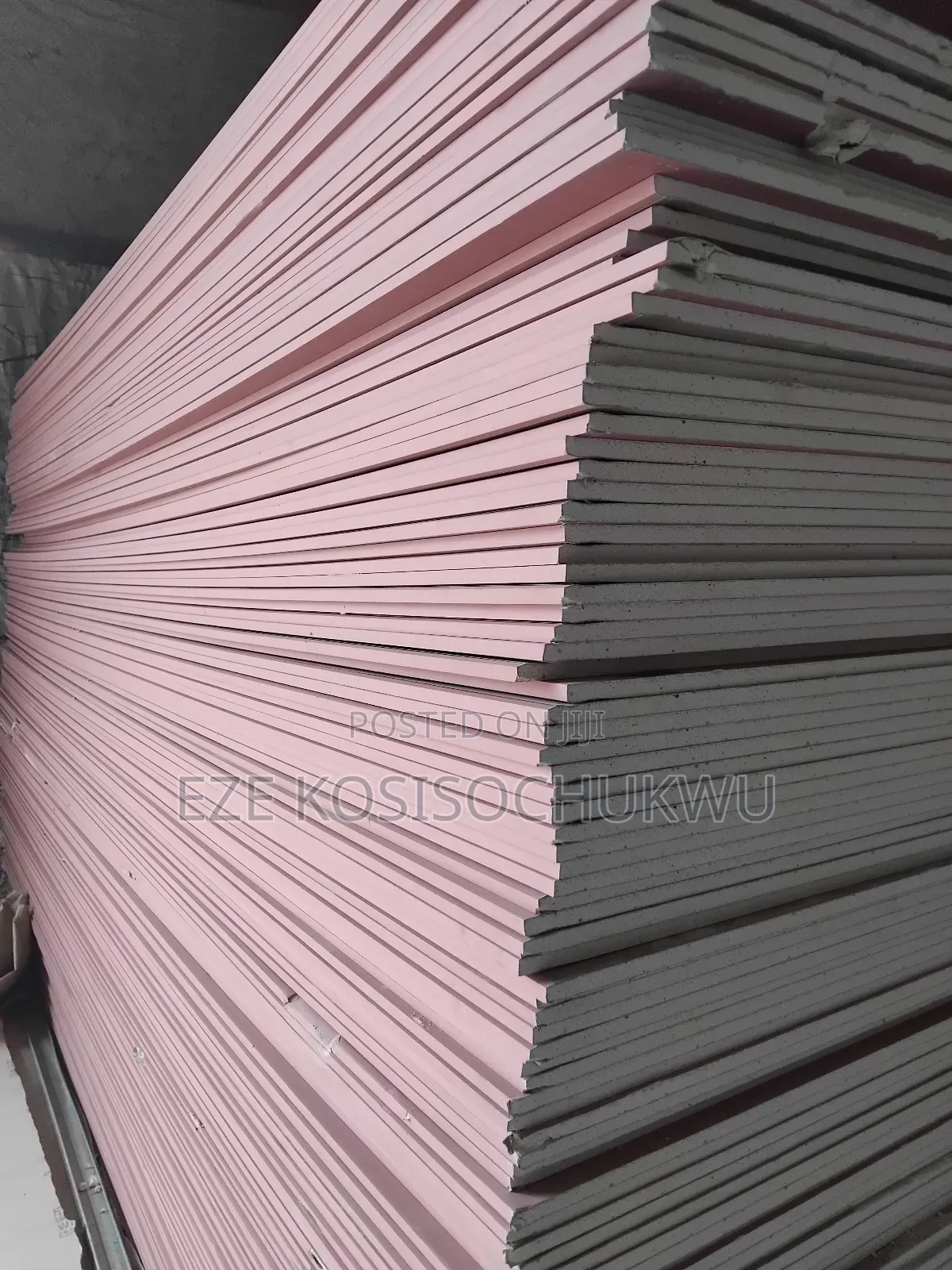 Gypsum Board 3m X12mm Pink