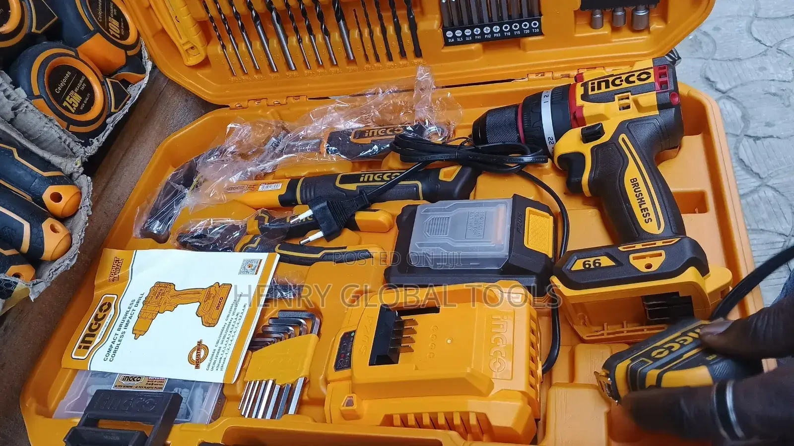 20v 165pcs Ingco Tools Set