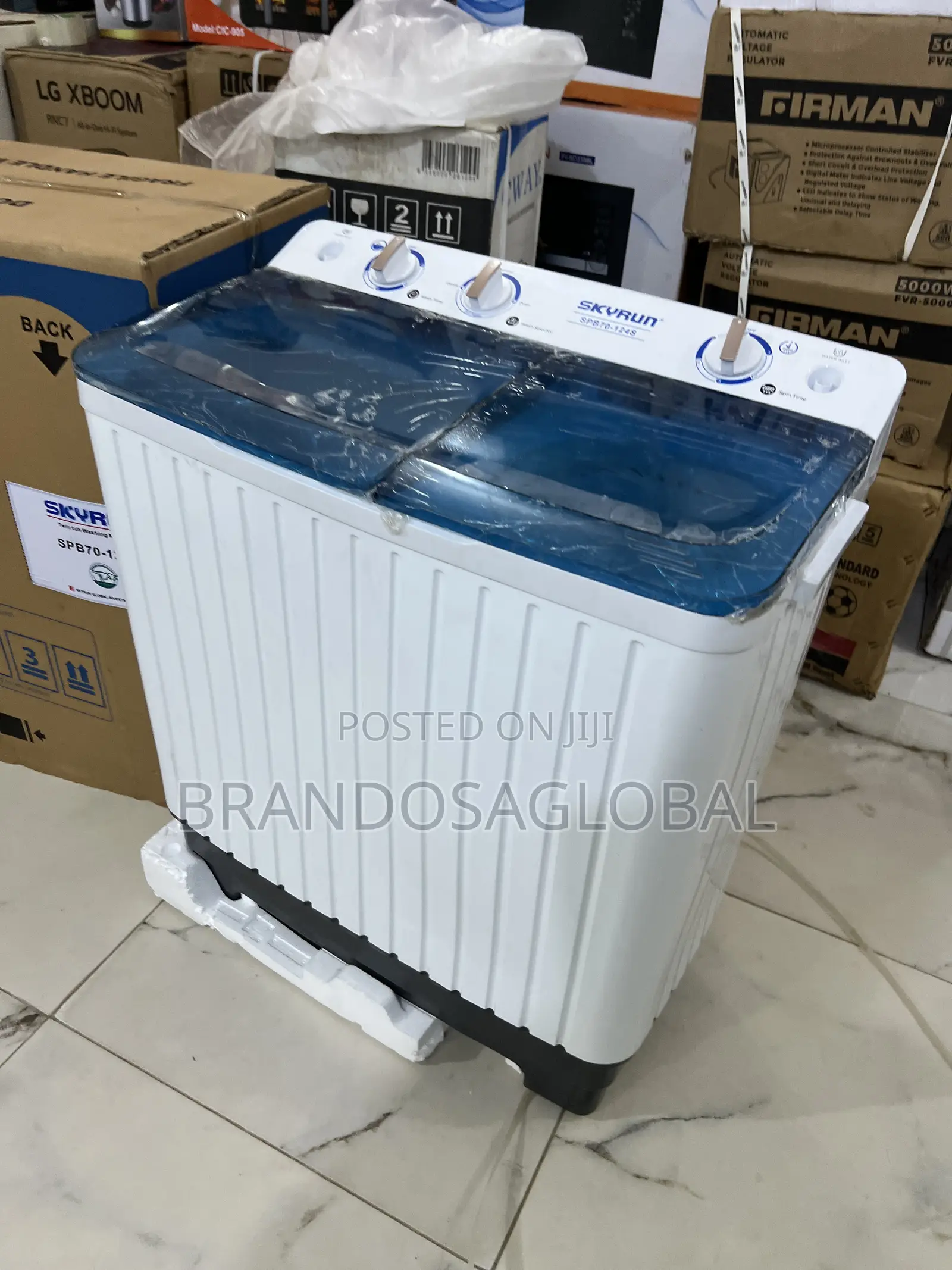 Skyrun 6kg Twin Tub Washing Machine Spb70-1245 – Energy Saving