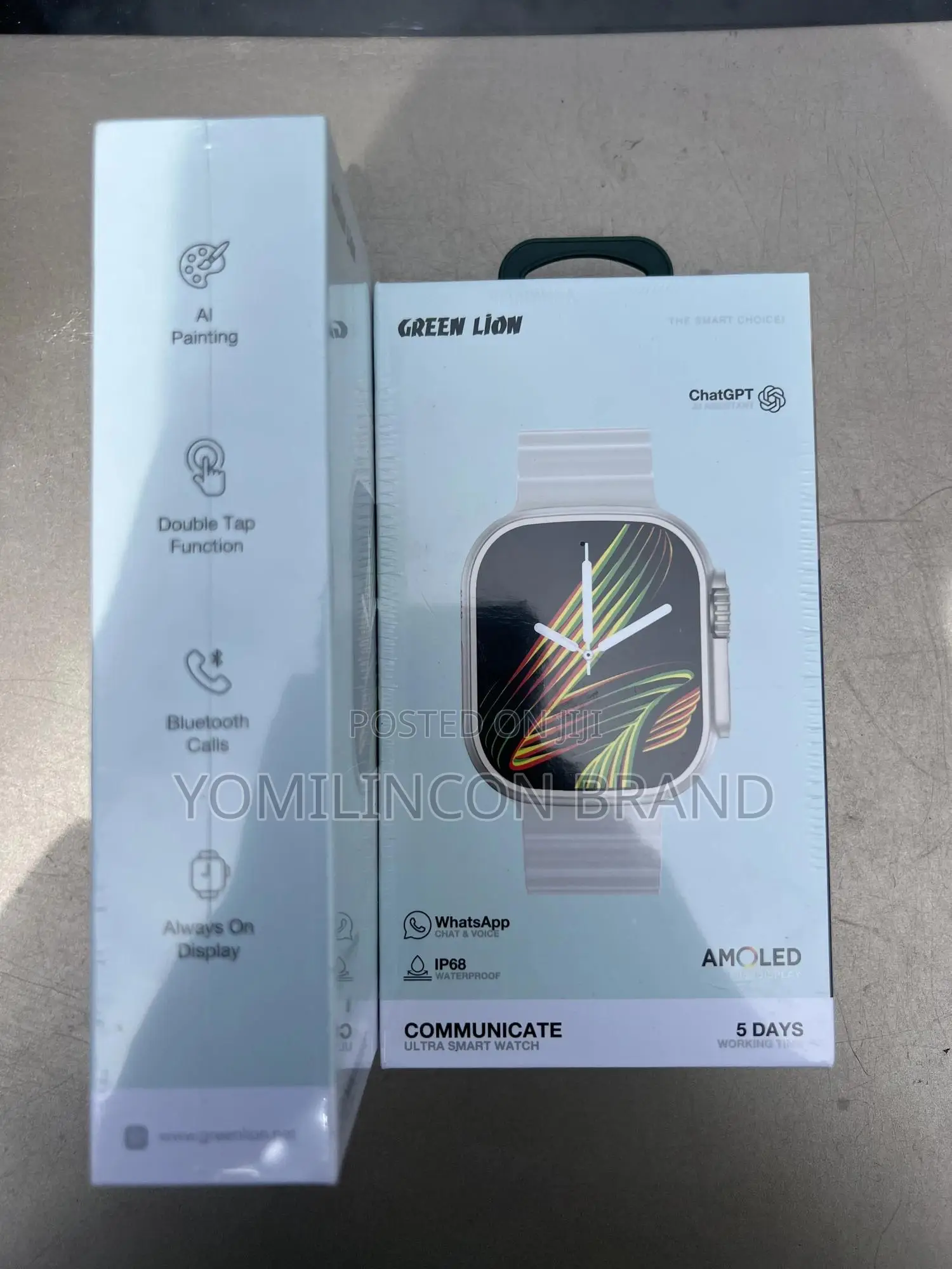 Green Lion Communicate Ultra Smart Watch - White