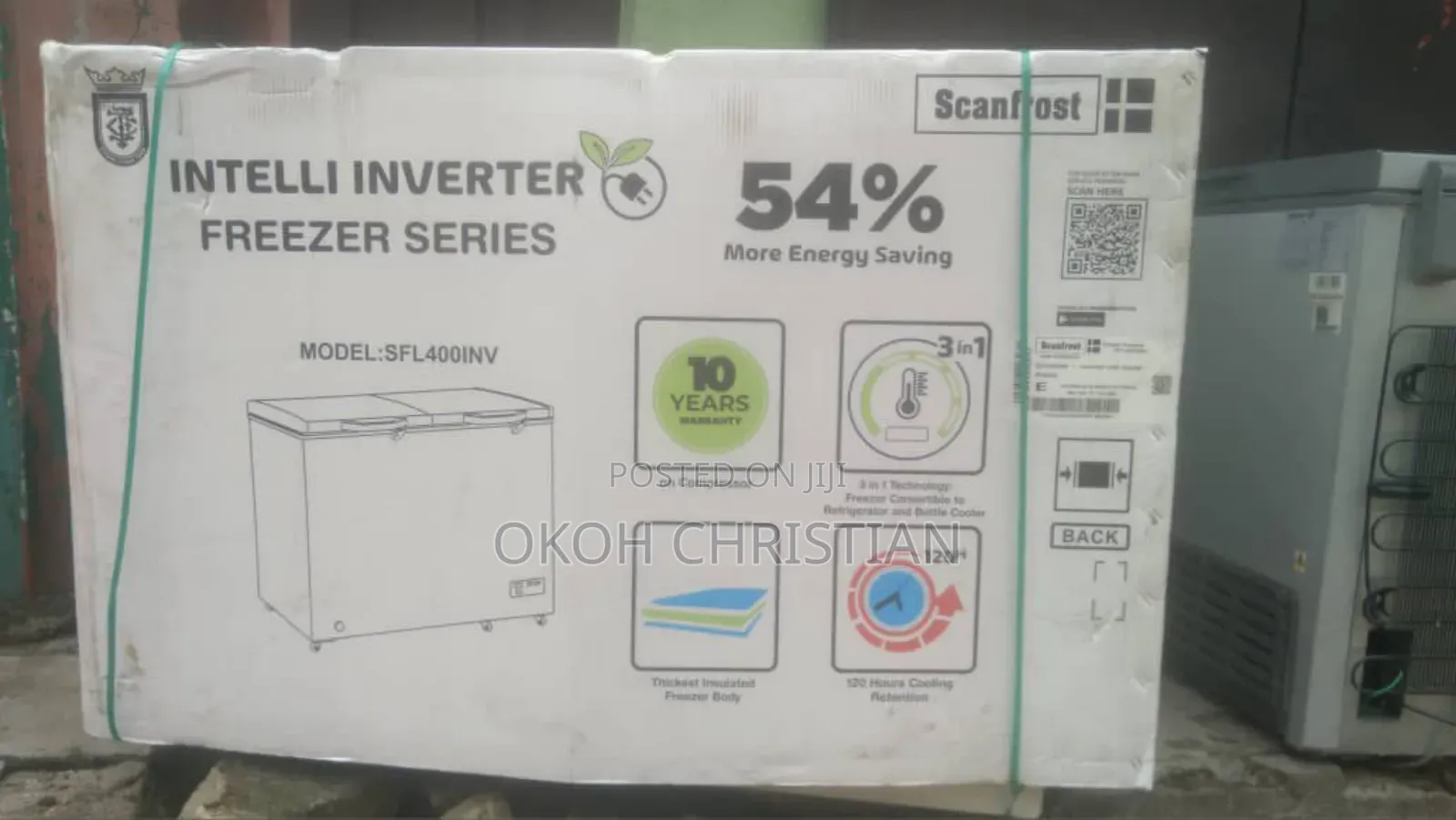 Scanfrost Inverter Deep Freezer