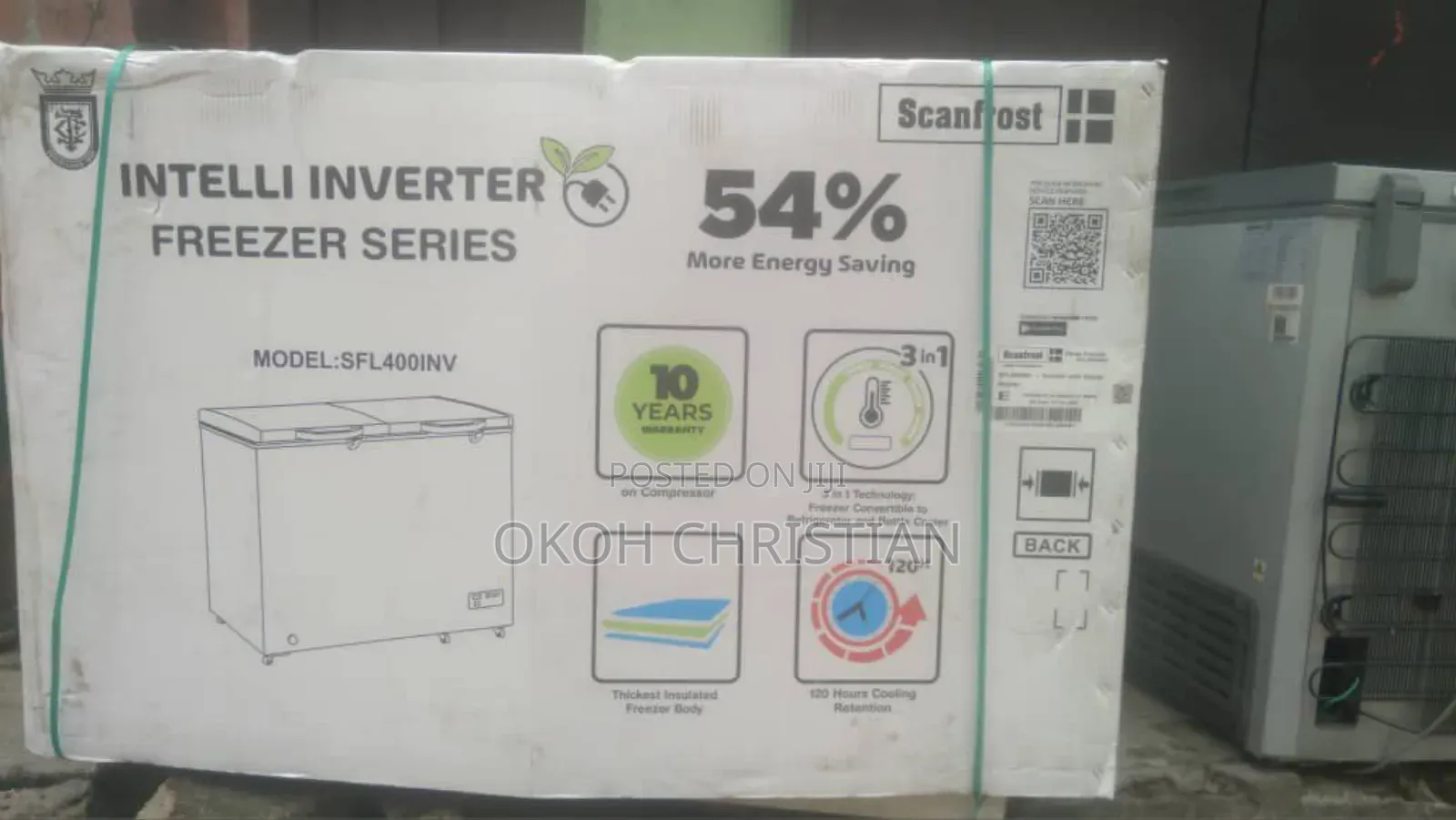 Scanfrost Inverter Deep Freezer