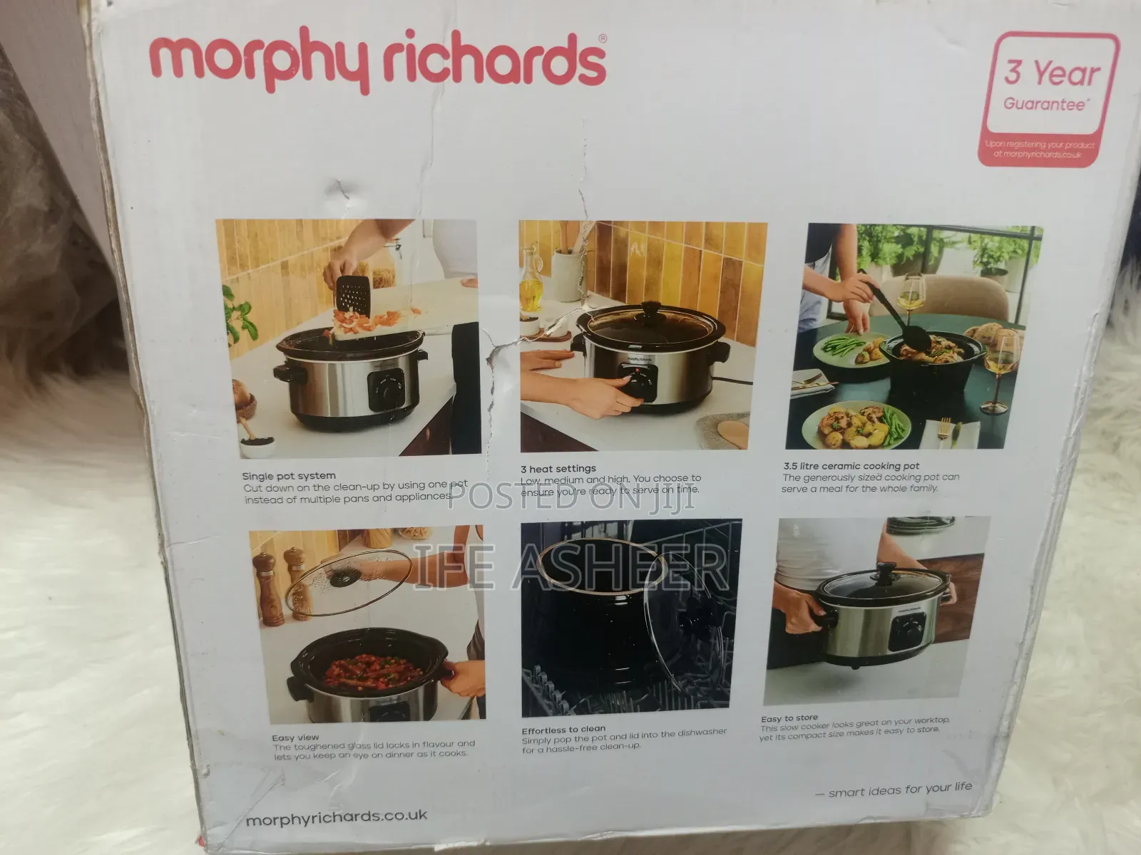 Murphy Richards Stainless Steel 3.5litres Slow Cooker