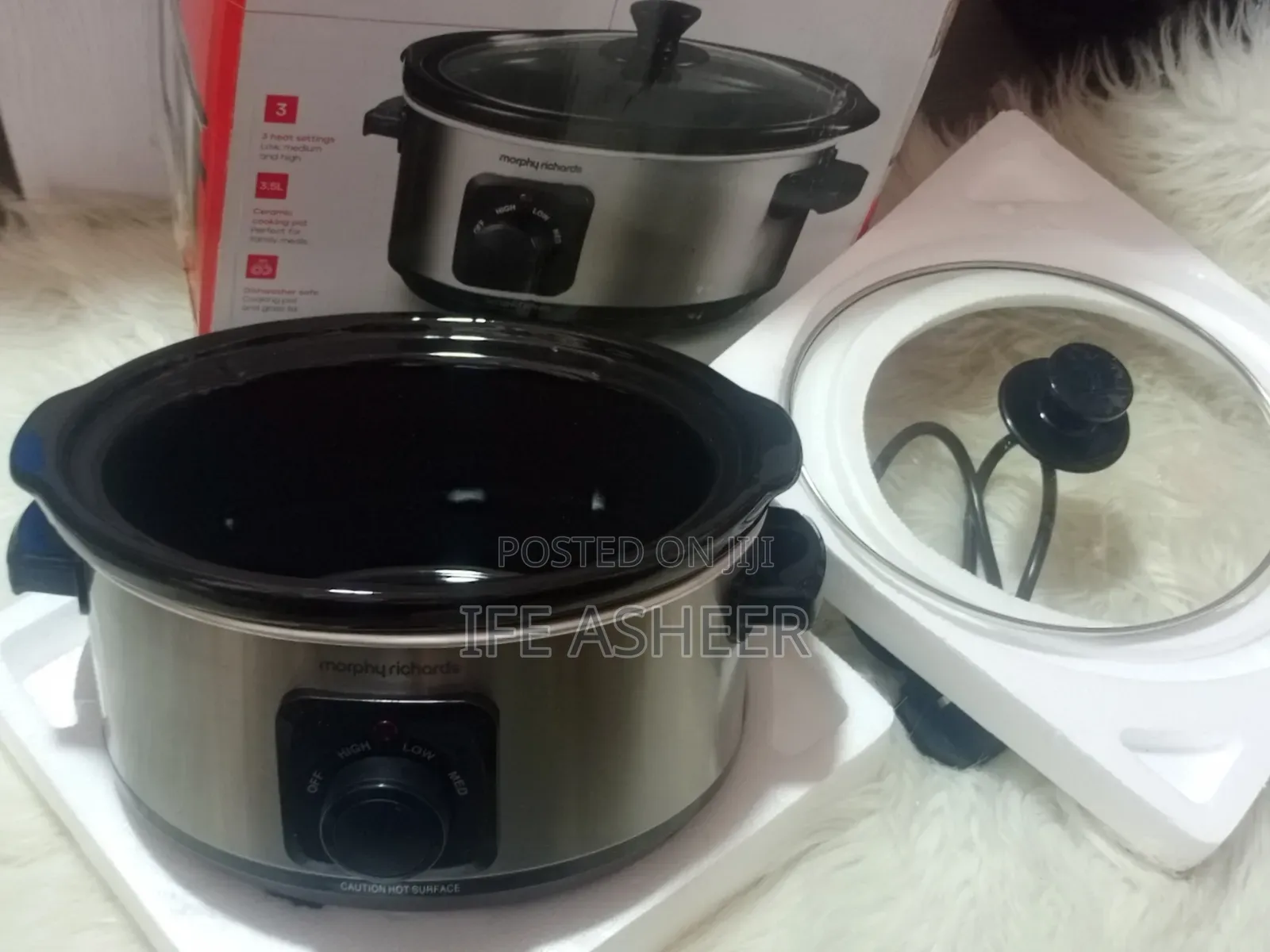 Murphy Richards Stainless Steel 3.5litres Slow Cooker