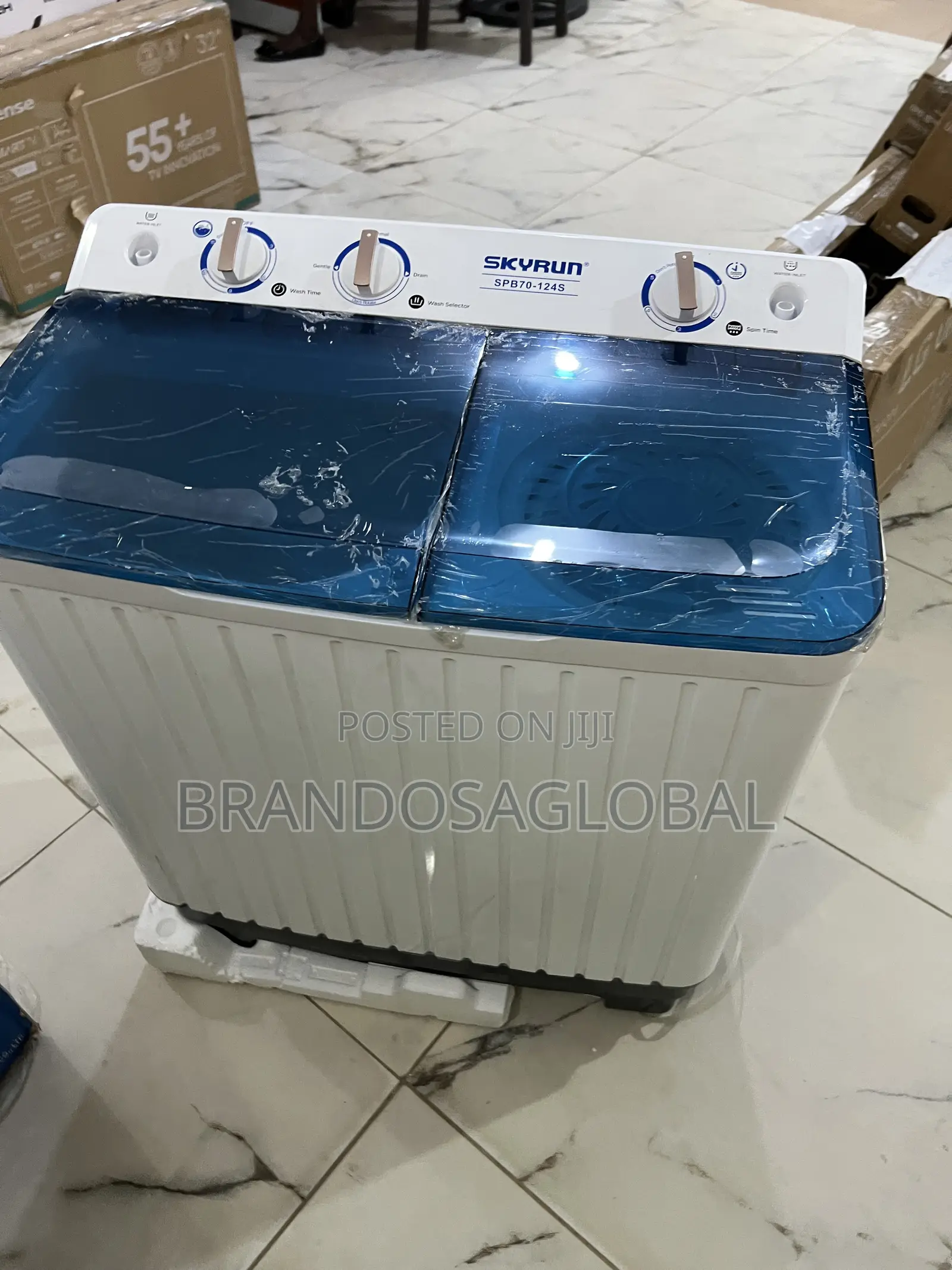 Skyrun 6kg Semi Automatic Washing Machine – Dual Function Efficiency