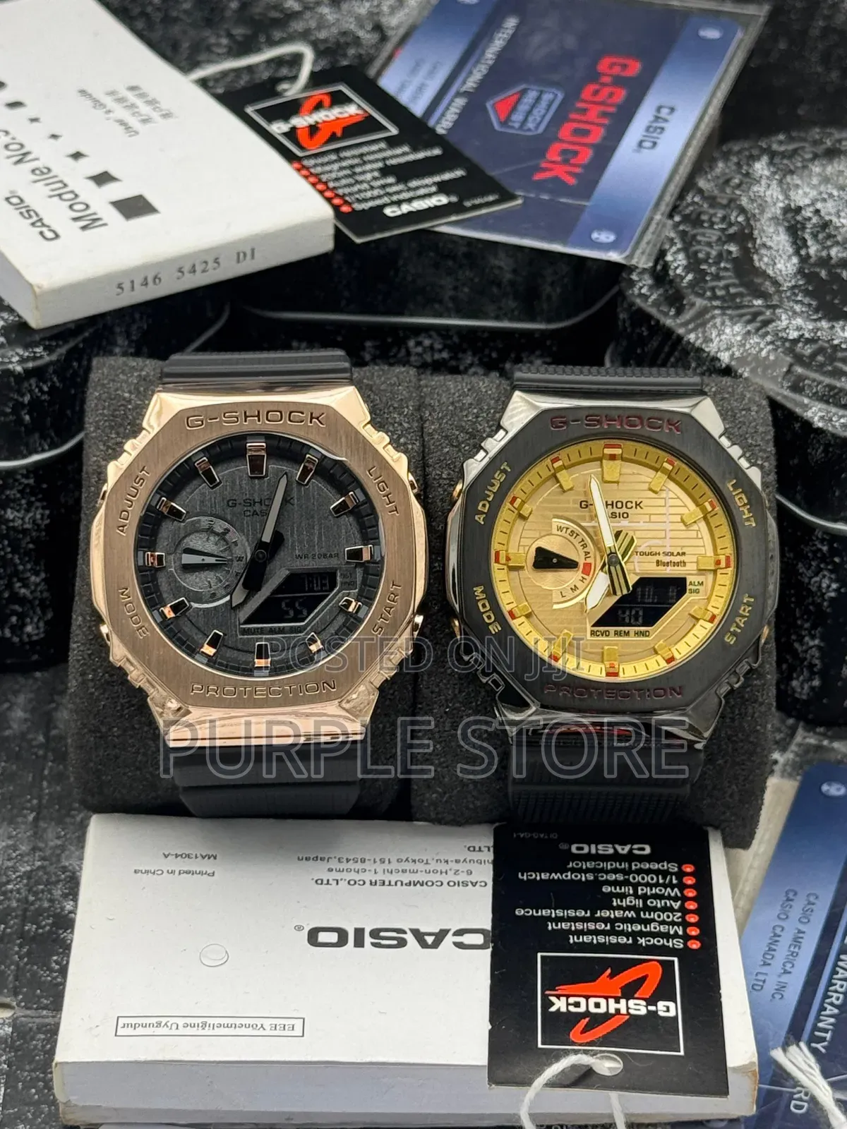 Gshock Gm 2100 Metal Covered Watch Black Strap