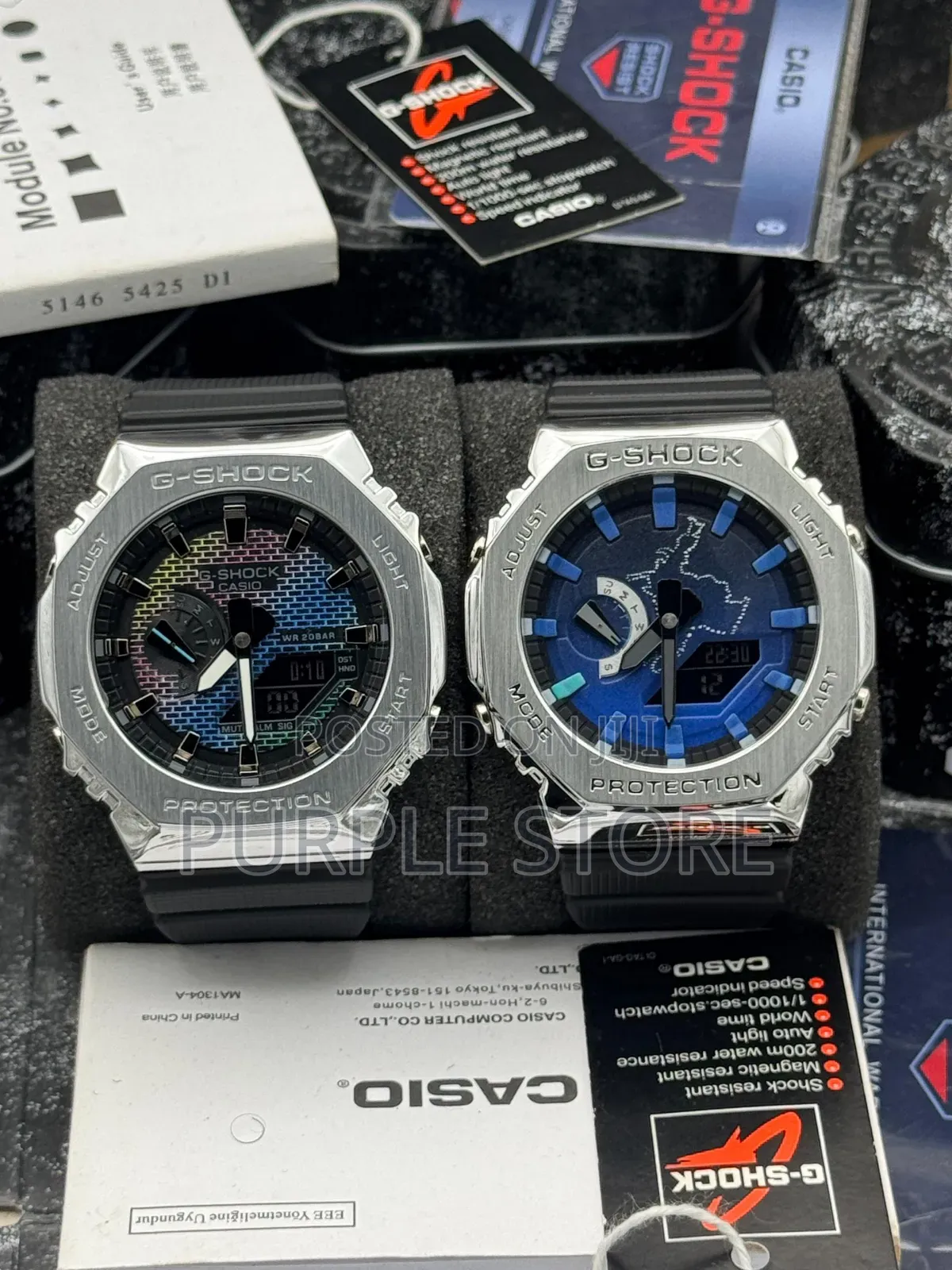 Gshock Gm 2100 Metal Covered Watch Black Strap