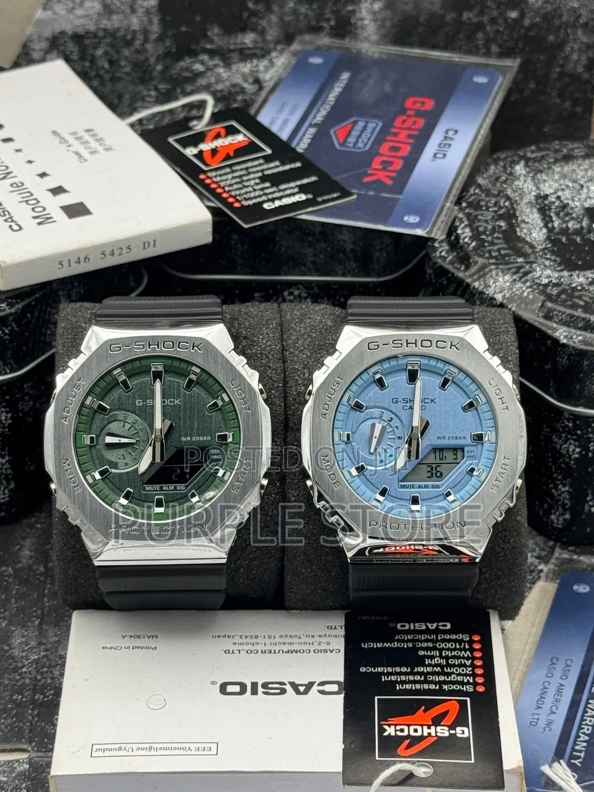 Gshock Gm 2100 Metal Covered Watch Black Strap