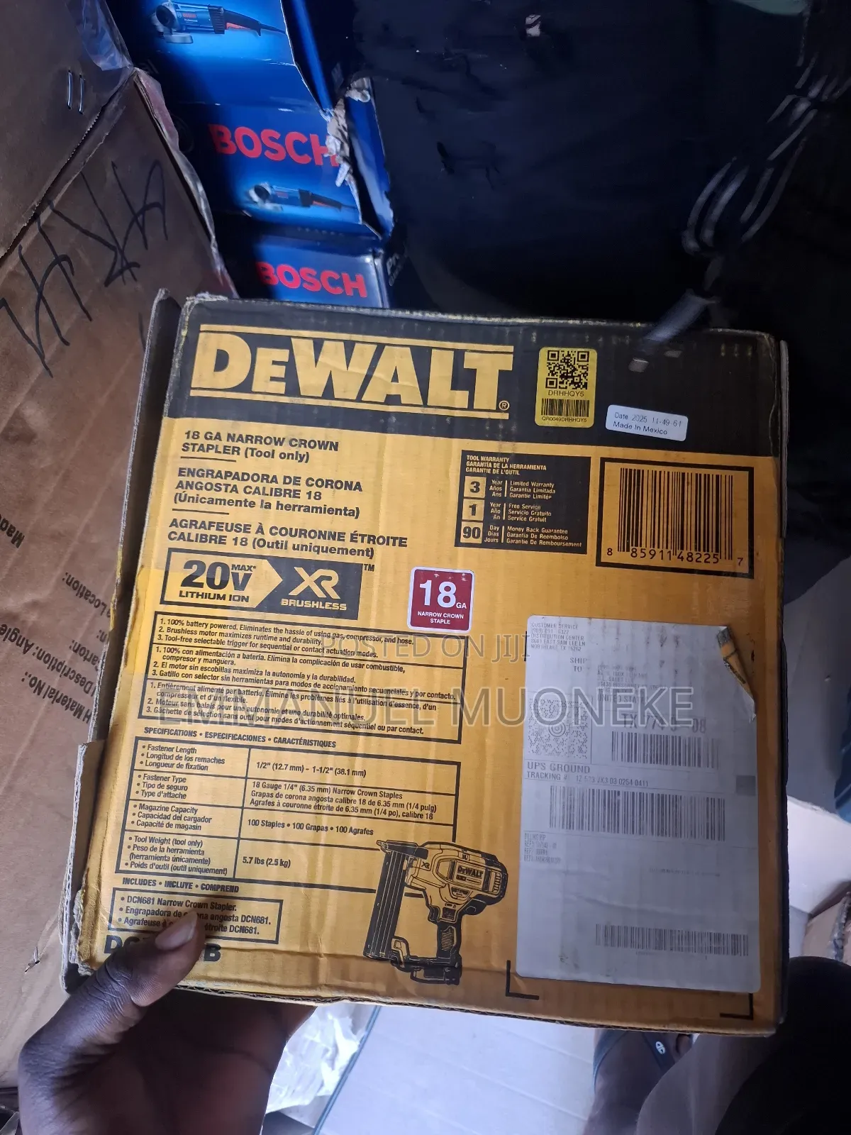 Original Dewalt Nail Gun 20v Brushless Xr