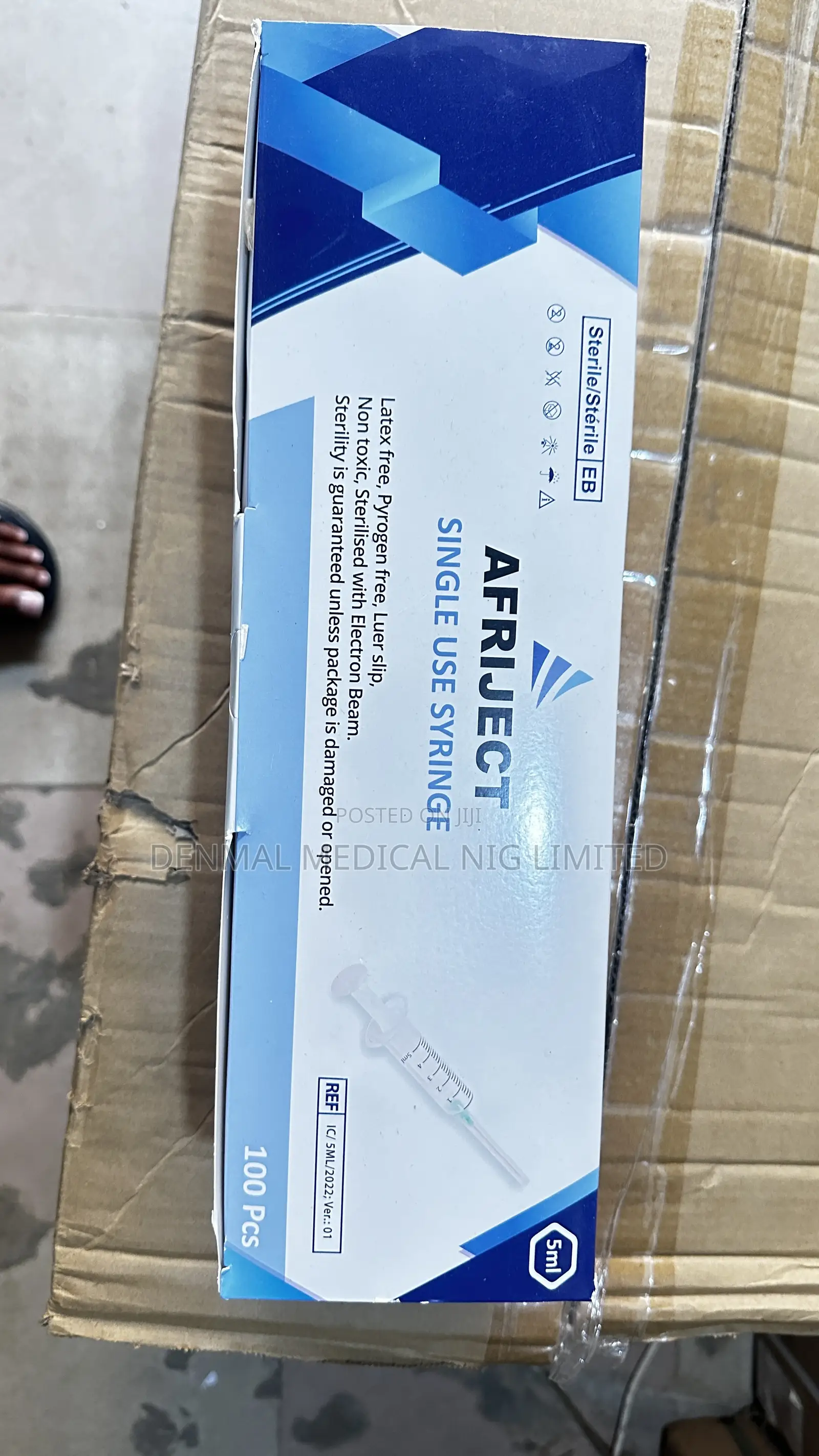 Afriject. Seringue Usage Unique