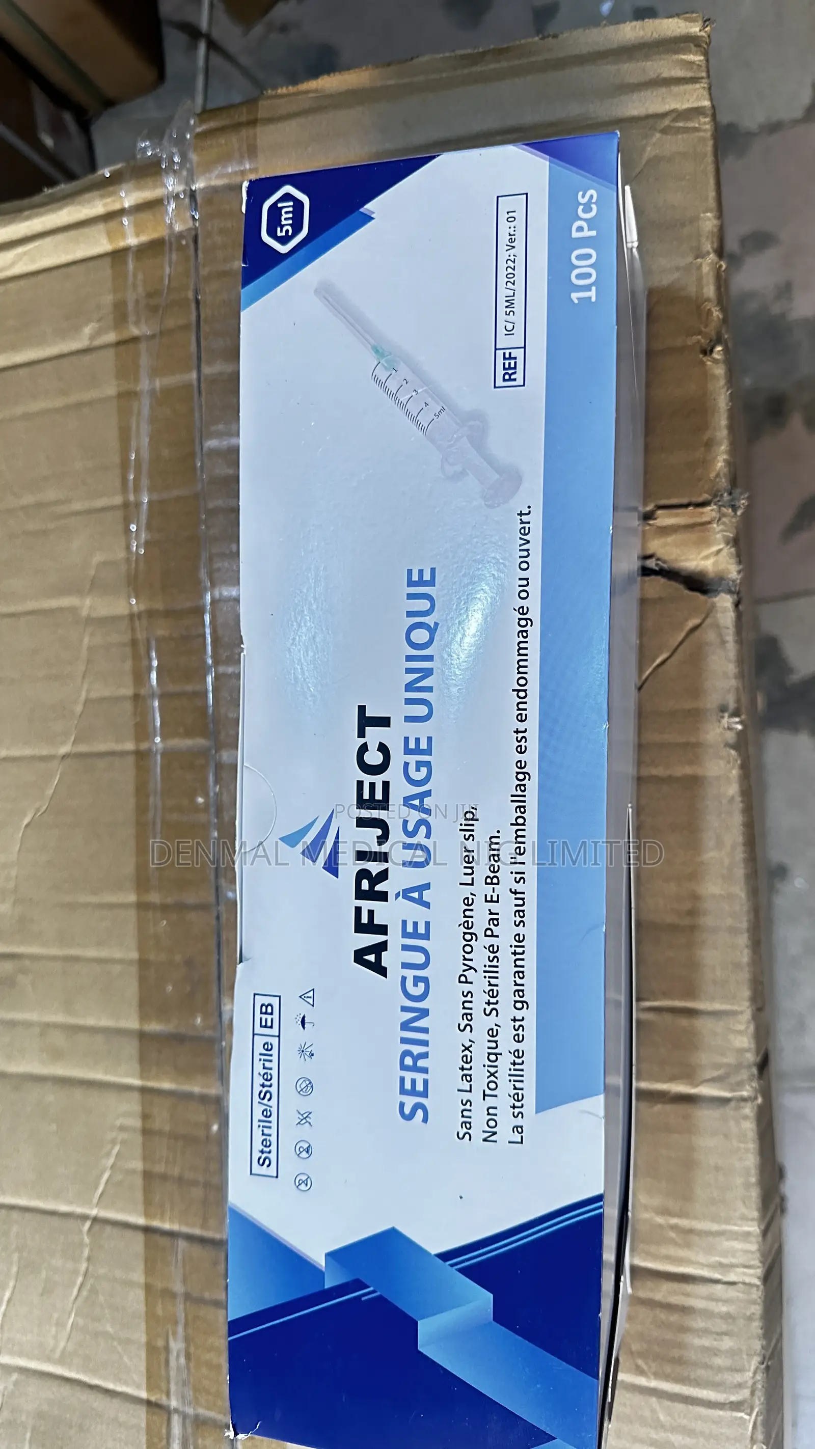 Afriject. Seringue Usage Unique