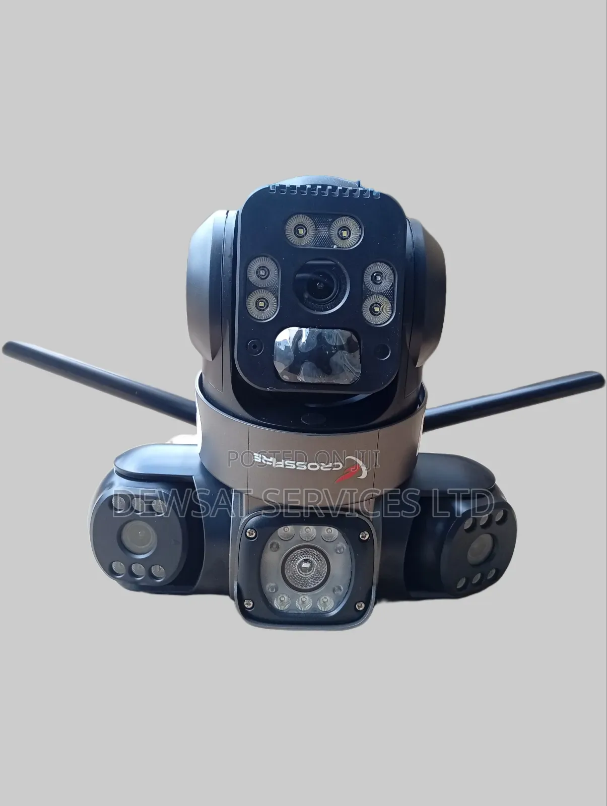 Crossfire Intelligent 9mp Solar PTZ Triple Len Camera
