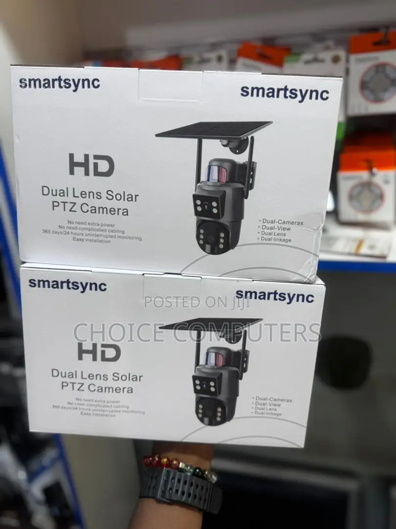 6mp Dual Lens Ubox Solar Powered Ptz Camera