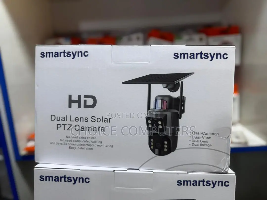 6mp Dual Lens Ubox Solar Powered Ptz Camera