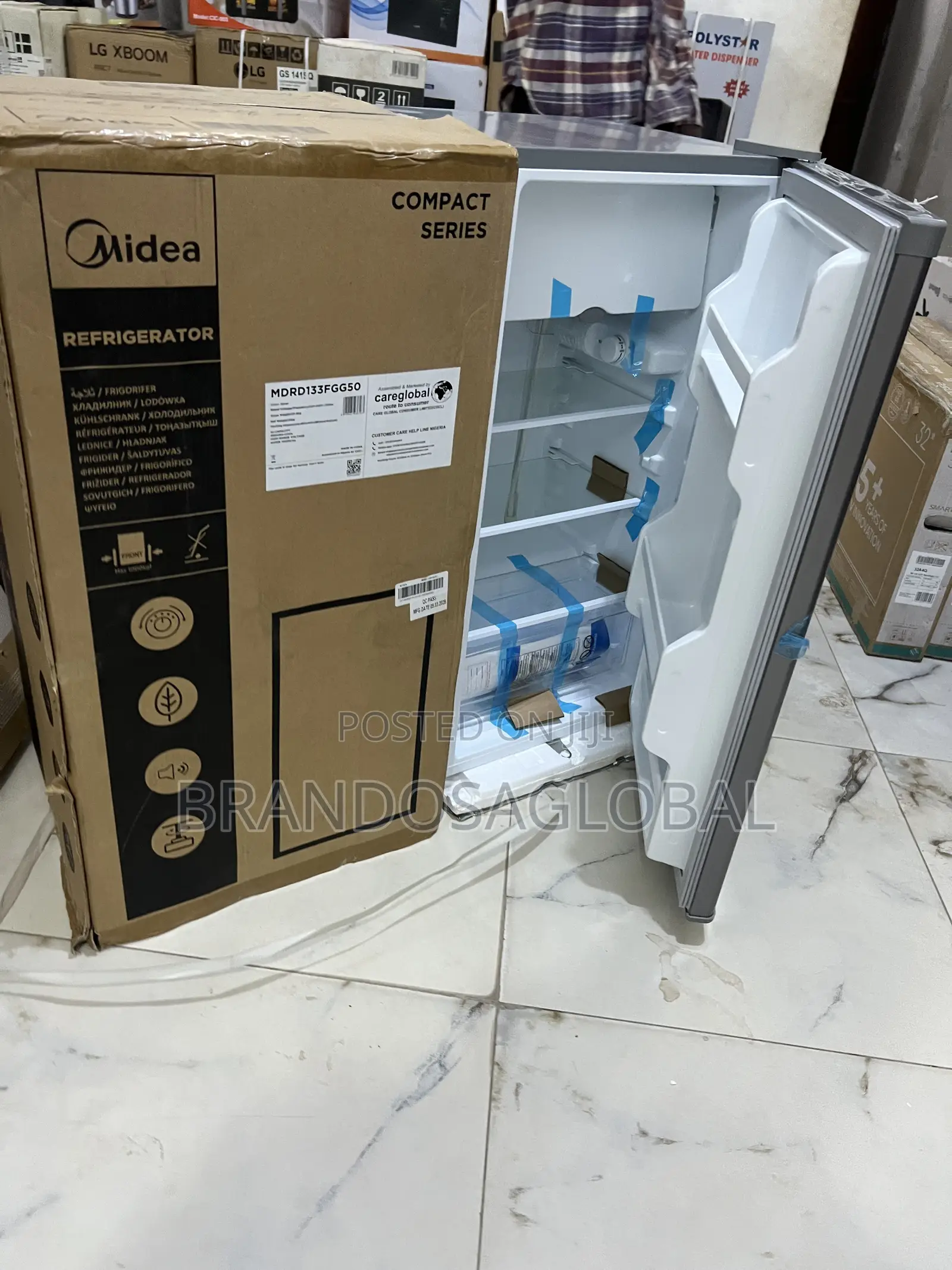 Midea 90l Fridge – Compact Single Door Model (Mdrd133fgg50)