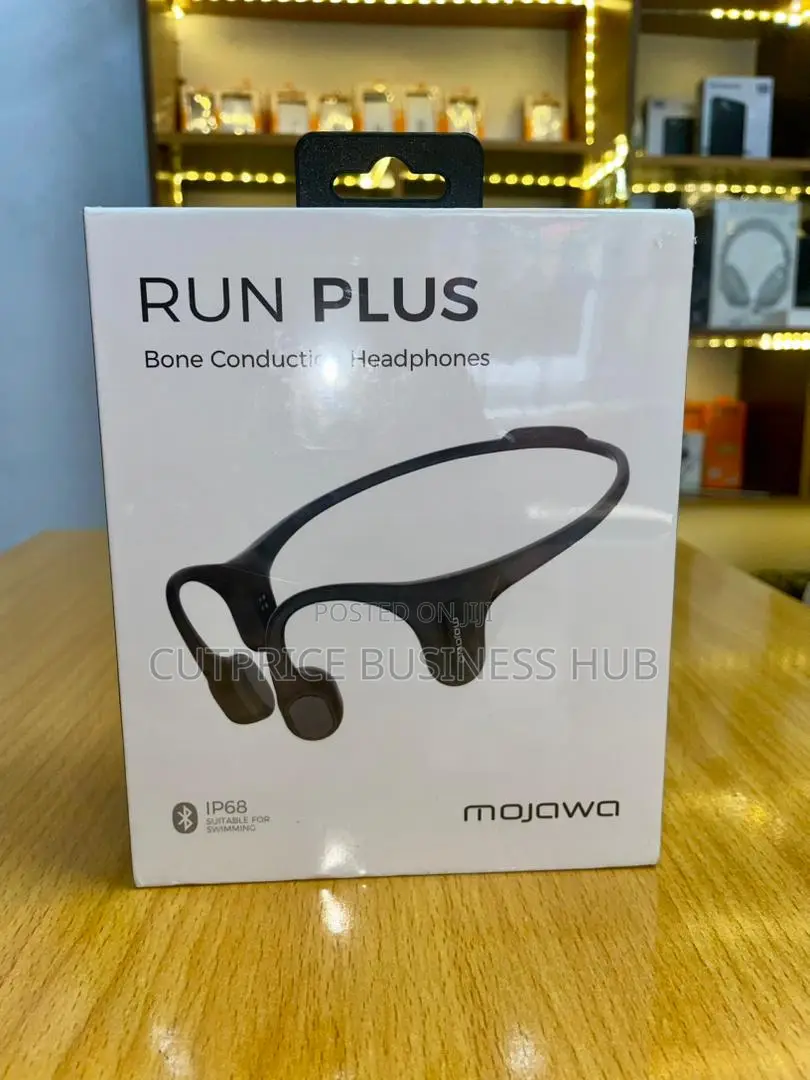 Run Plus Bone Conduction Headphones, Open-Ear Bluetooth Headphones