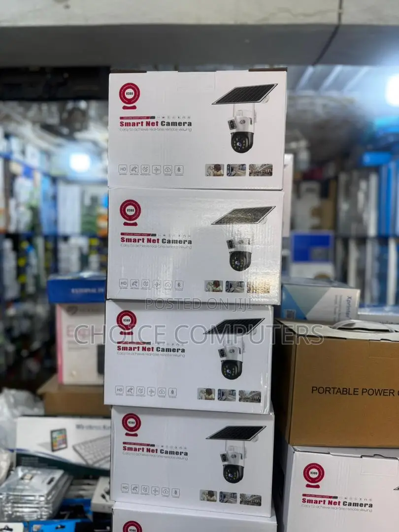 Smaty Net V380 Pro Dual Lens Ptz Solar Camera 5.0mp