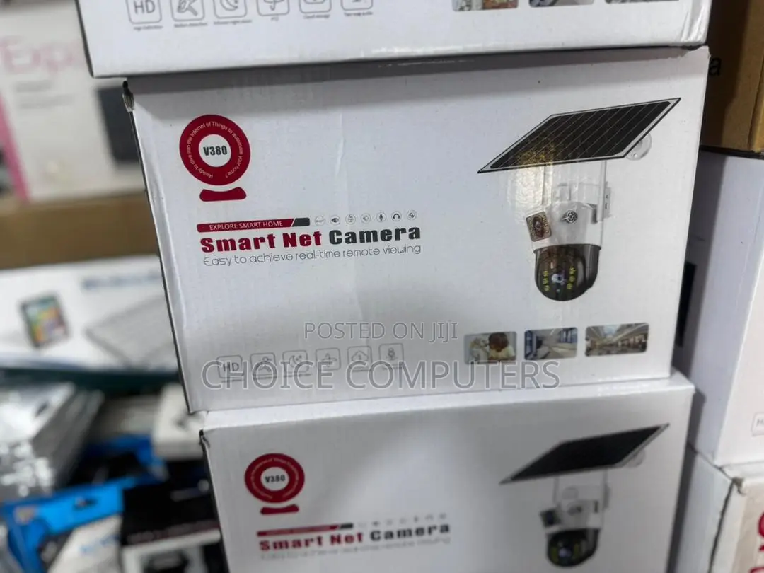 Smaty Net V380 Pro Dual Lens Ptz Solar Camera 5.0mp