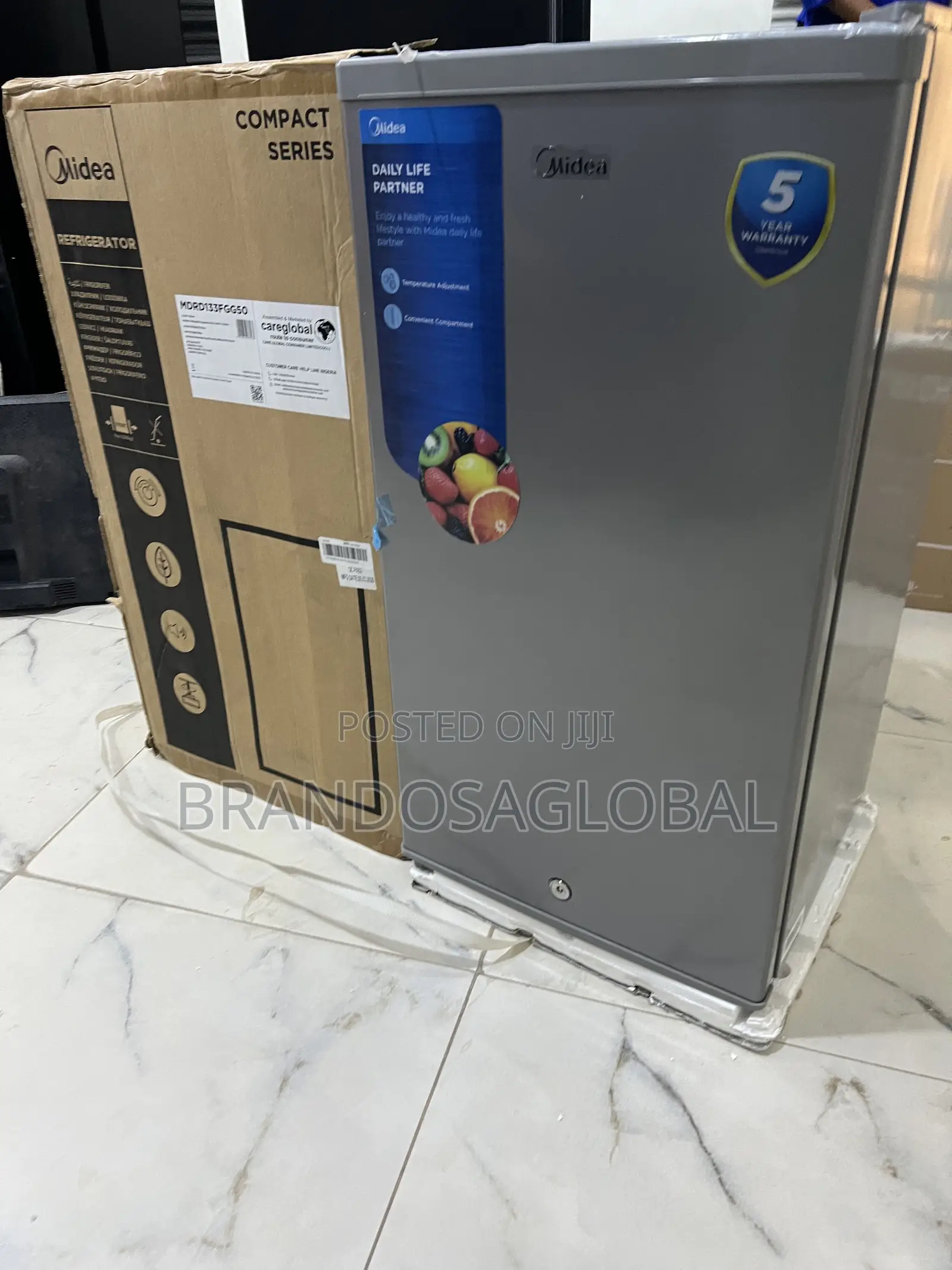 Midea 90l Single Door Fridge – Portable Functional Design