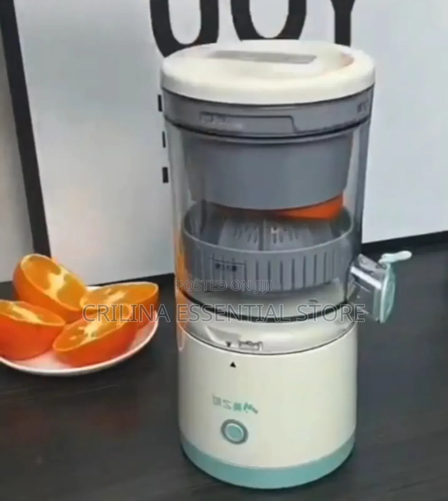 Portable Electric Citrus Juicer With Usb Charging Capabilities.