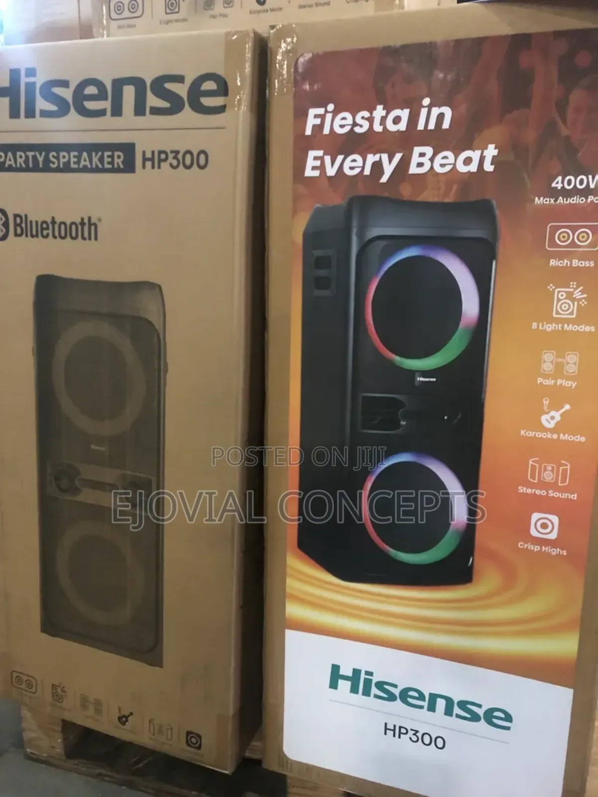 Hisense Hp300 400w Party Speaker With Karaoke Lights