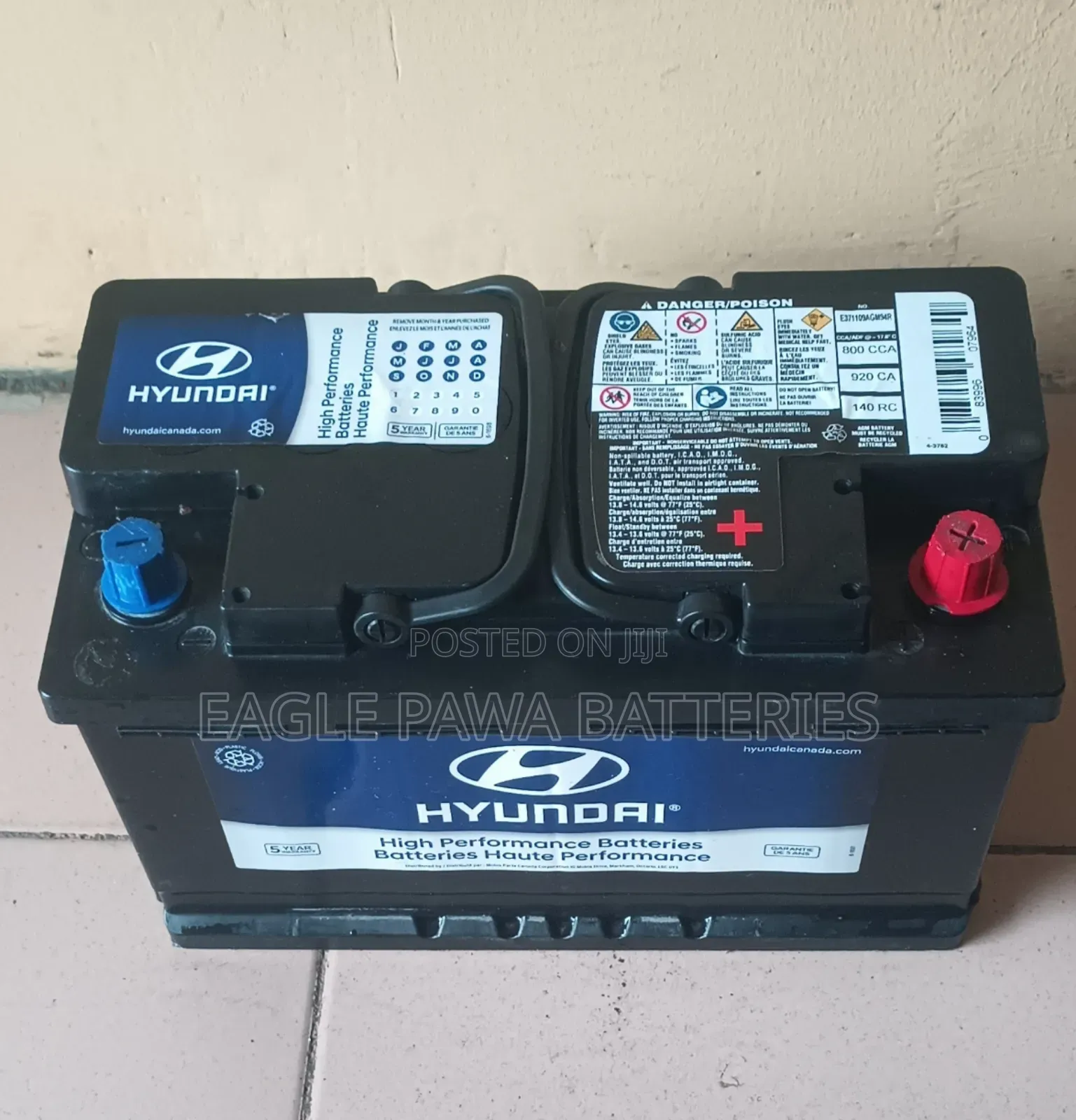Hyundai Agm Battery