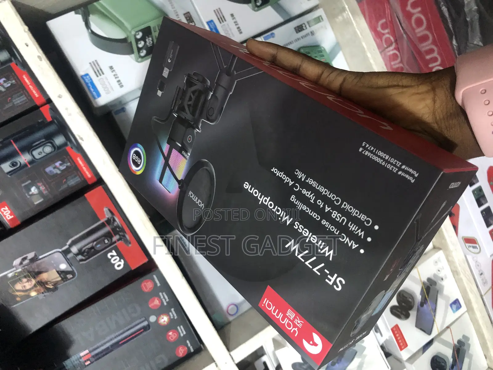 Wireless RGB Gaming Microphone for Live Streaming