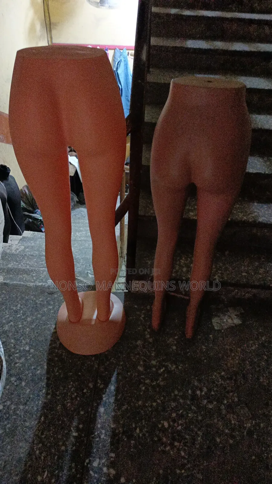Female Plastic Waist Display Mannequin