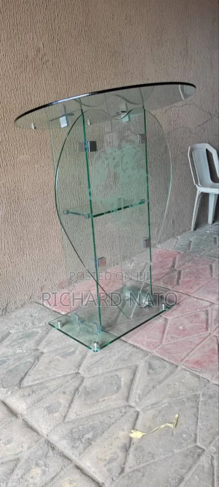The World With Love Glass Pulpit