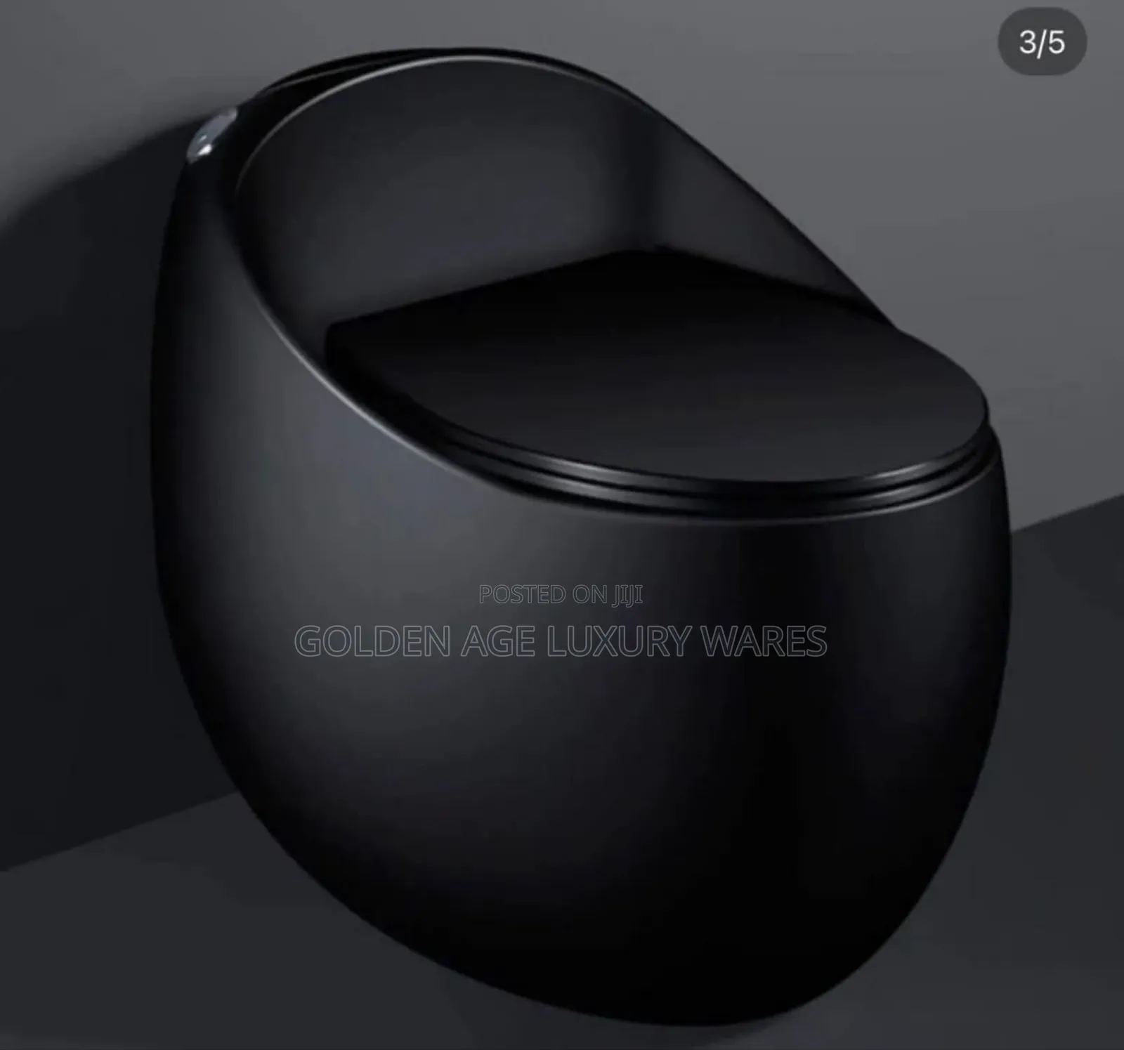 Black One-Piece Executive Wc