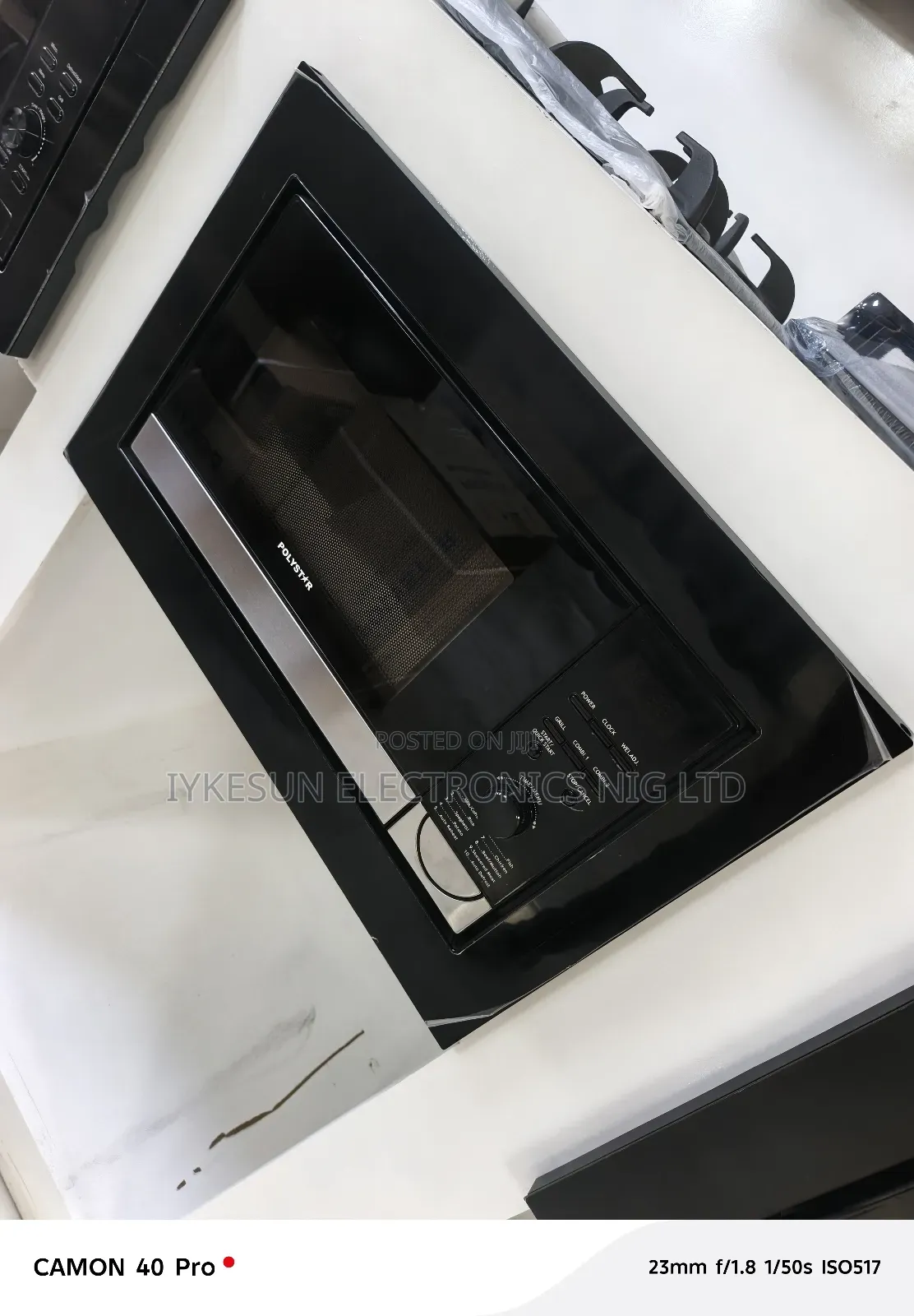 Original Quality Polystar 25litters Built-in Microwave 60cm With Gril
