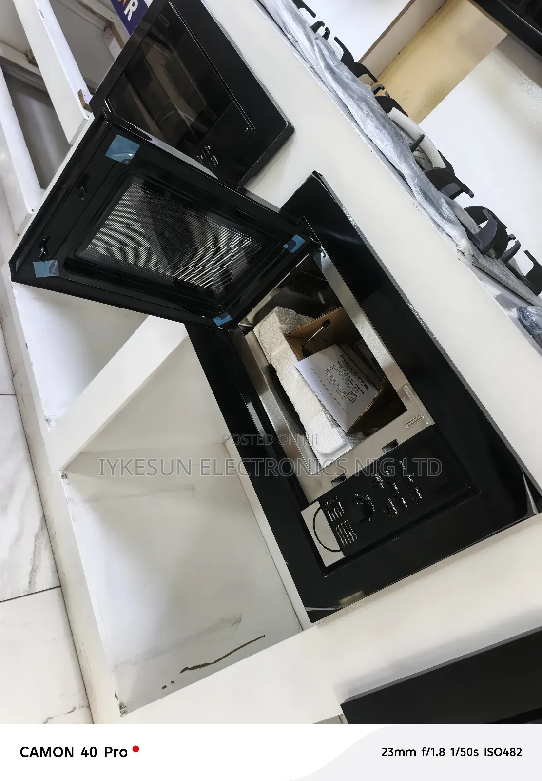 Original Quality Polystar 25litters Built-in Microwave 60cm With Gril