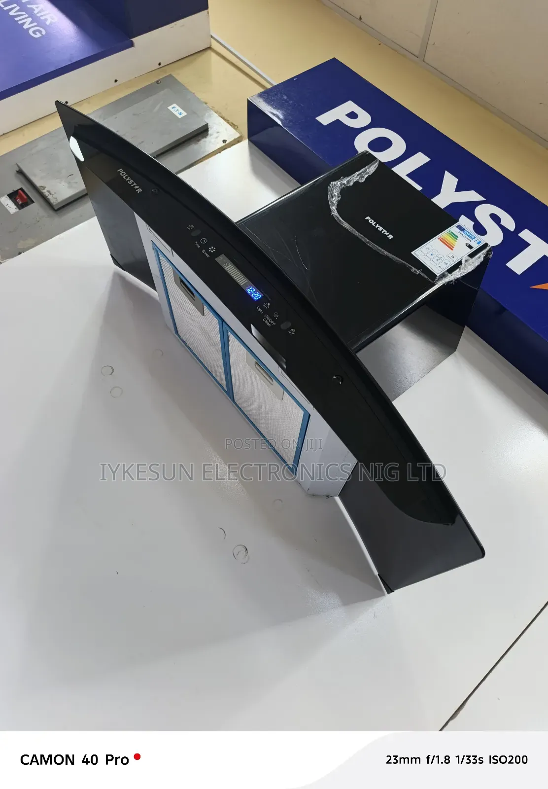 Original Polystar Voice Command Inverter Automatic Heat Extractor 90cm