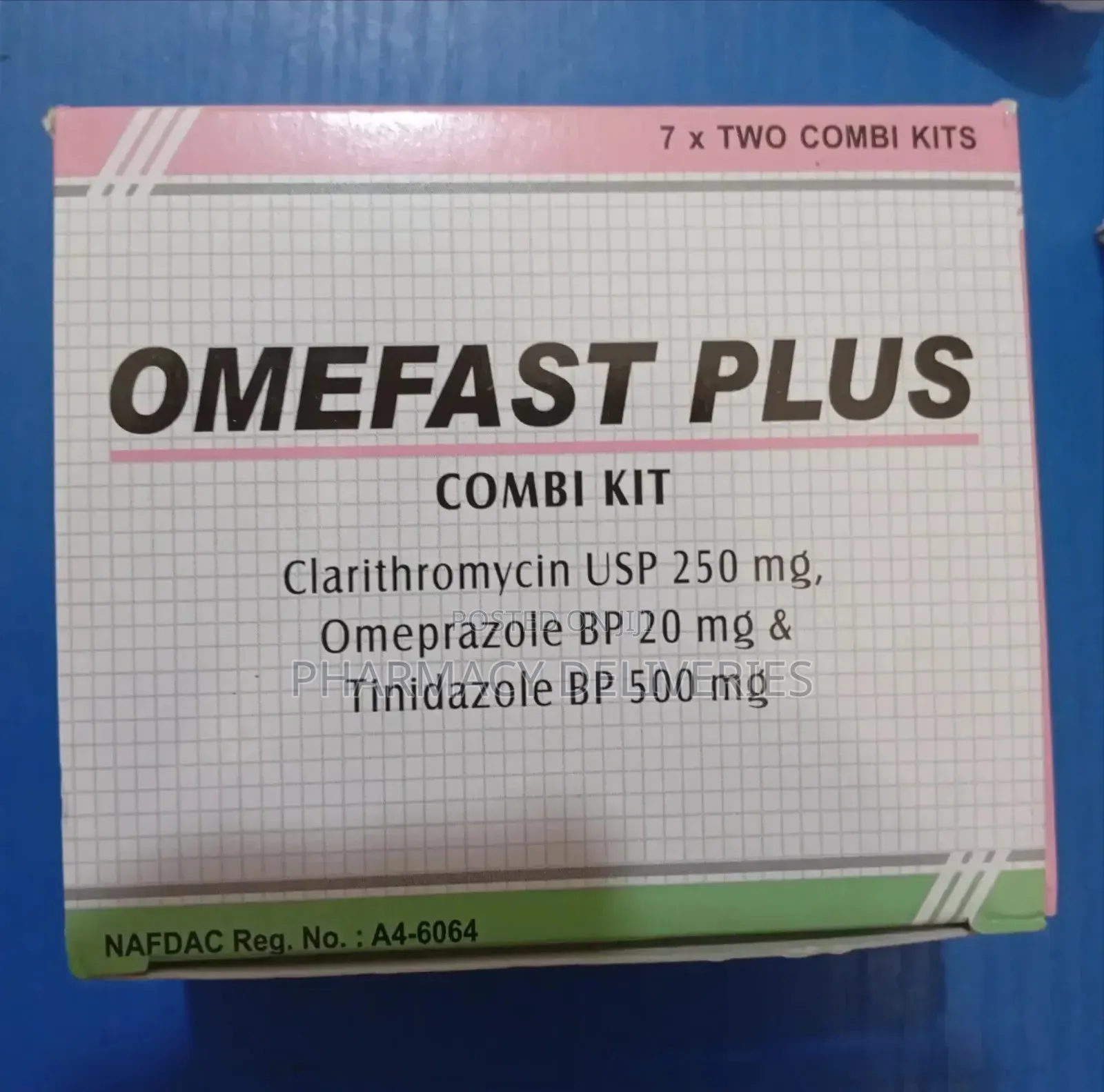 Omefast Plus Combi Kit Complete Relief For Stomach Ulcer Infection