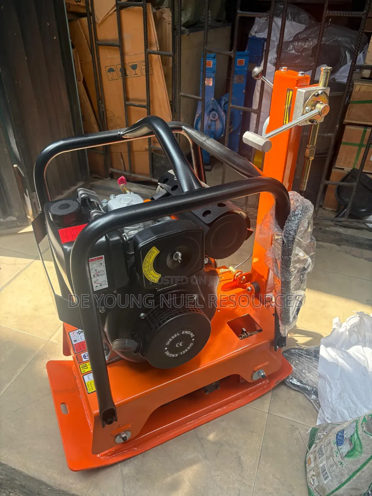 Strong C180 Plate Compactor Machine Reversible Diesel Engine